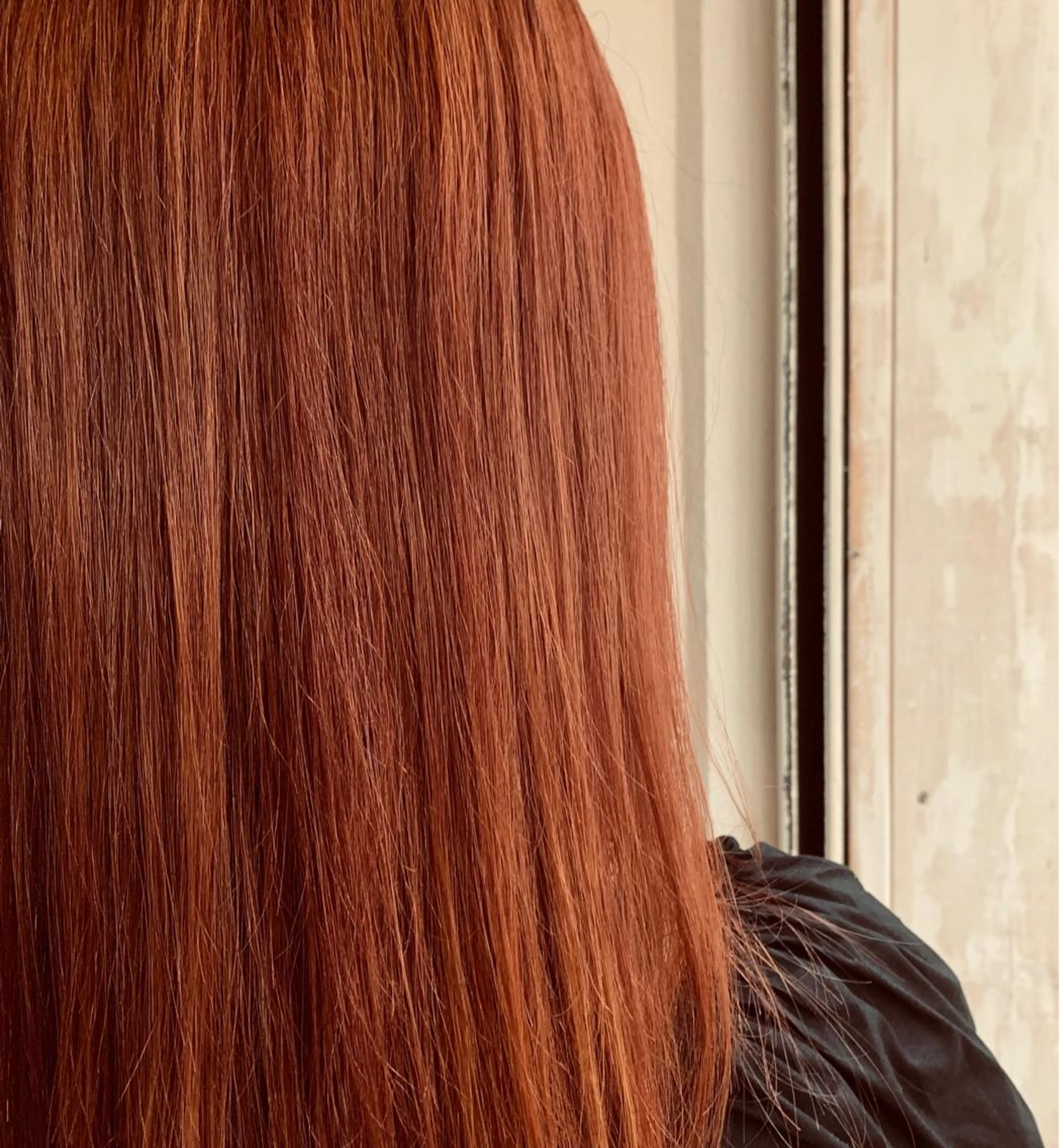 セミロング カラー オレンジ Sia中野新橋 『JUNYA』のヘアスタイル