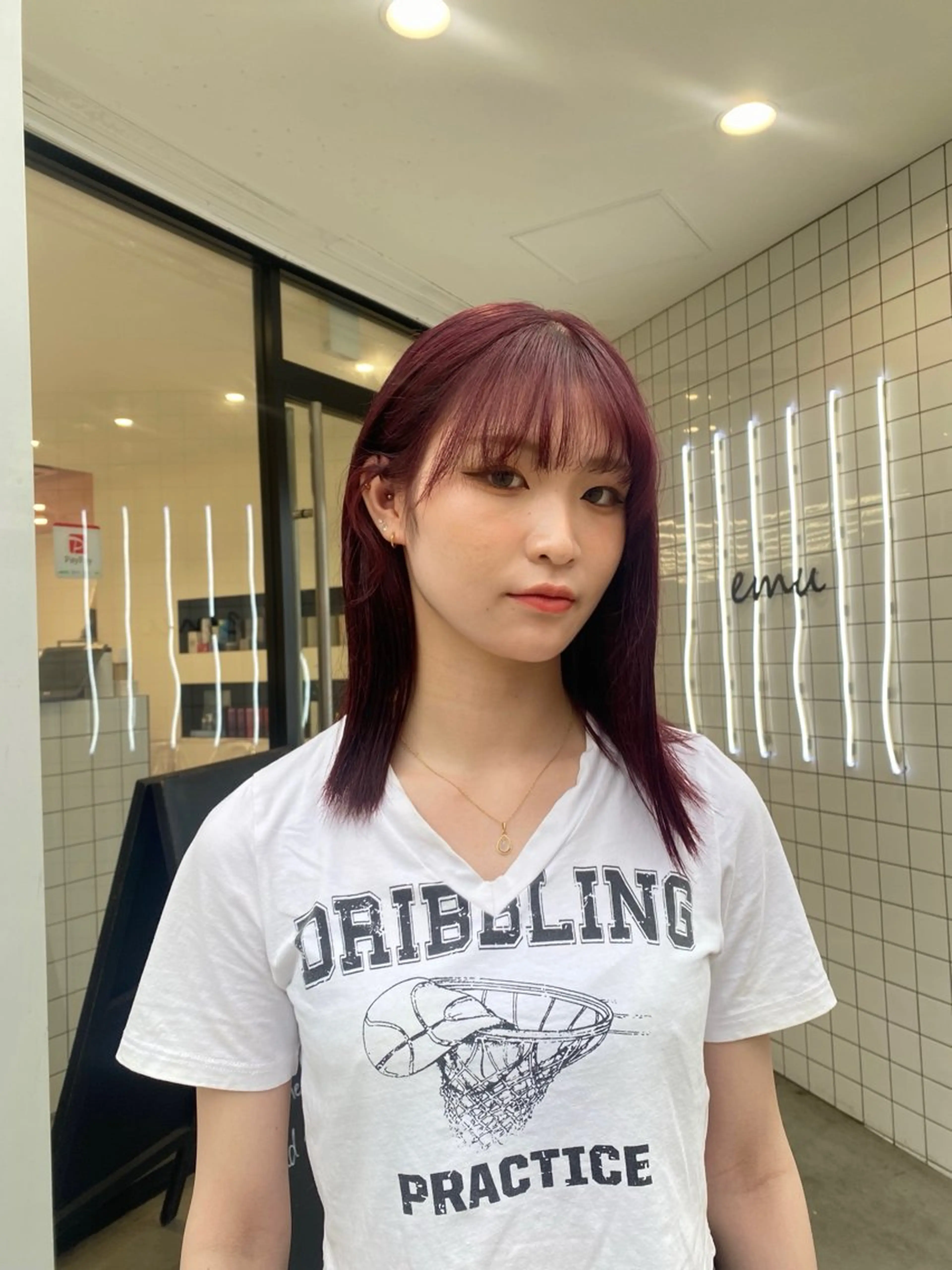 ミディアム カラー ヘアカラー カンナ【Y2Kネイル /コーンロウ】のネイルデザイン