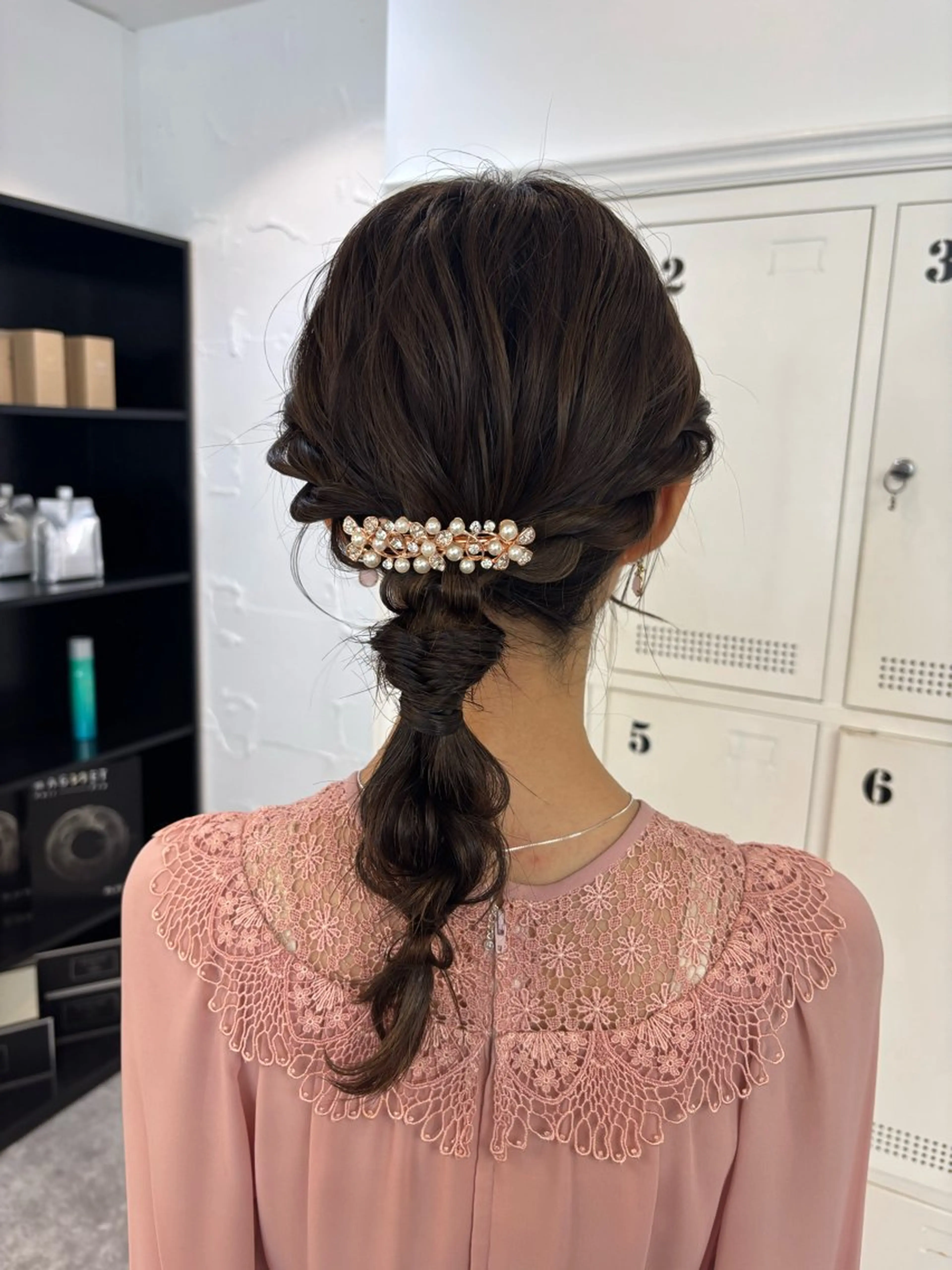 ミディアム FERiCIA所属・ちはな‎🤍 ヘアセット／縮毛矯正のヘアスタイル