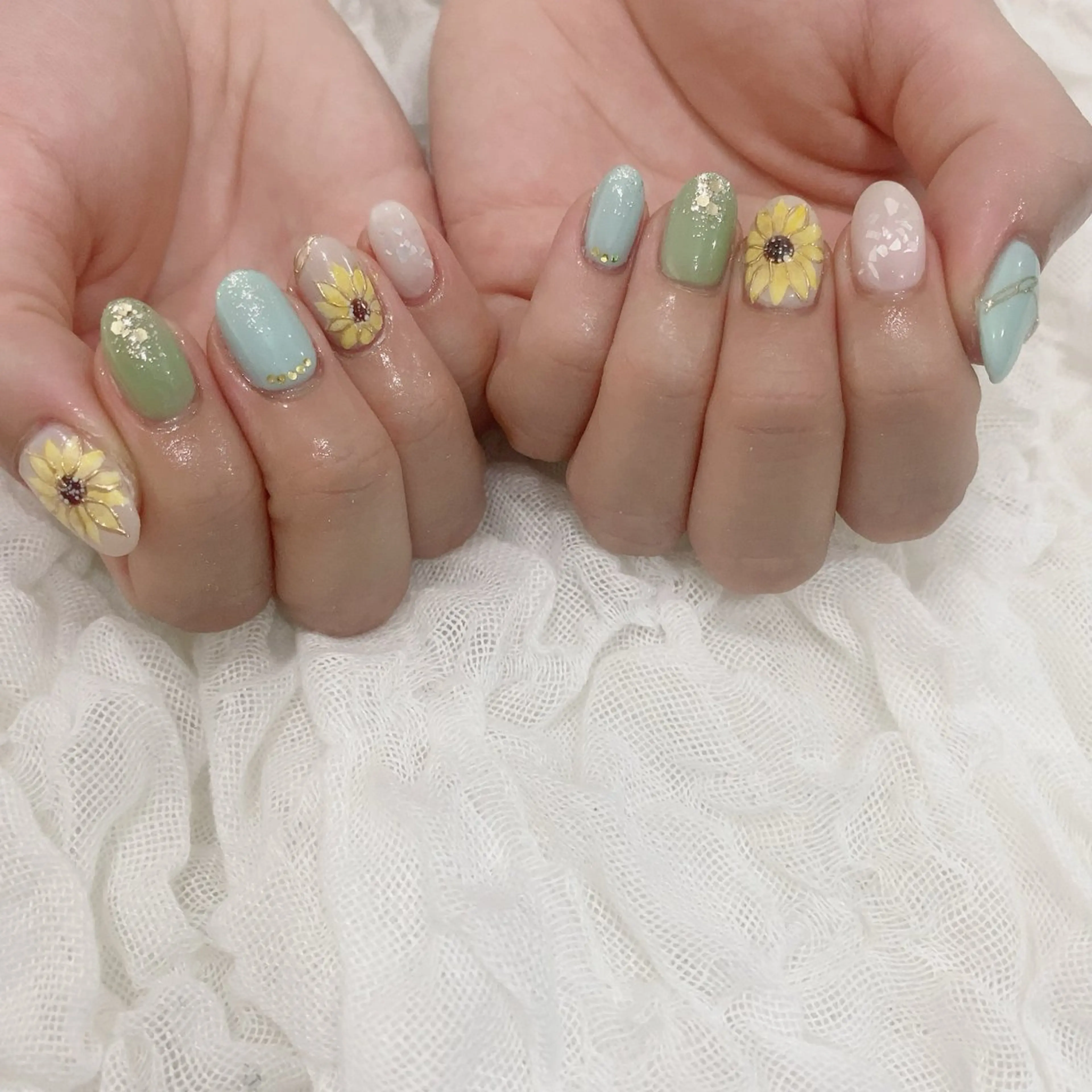ネイル アートネイル ミラーネイル ハンドネイル SOL NAILのネイルデザイン
