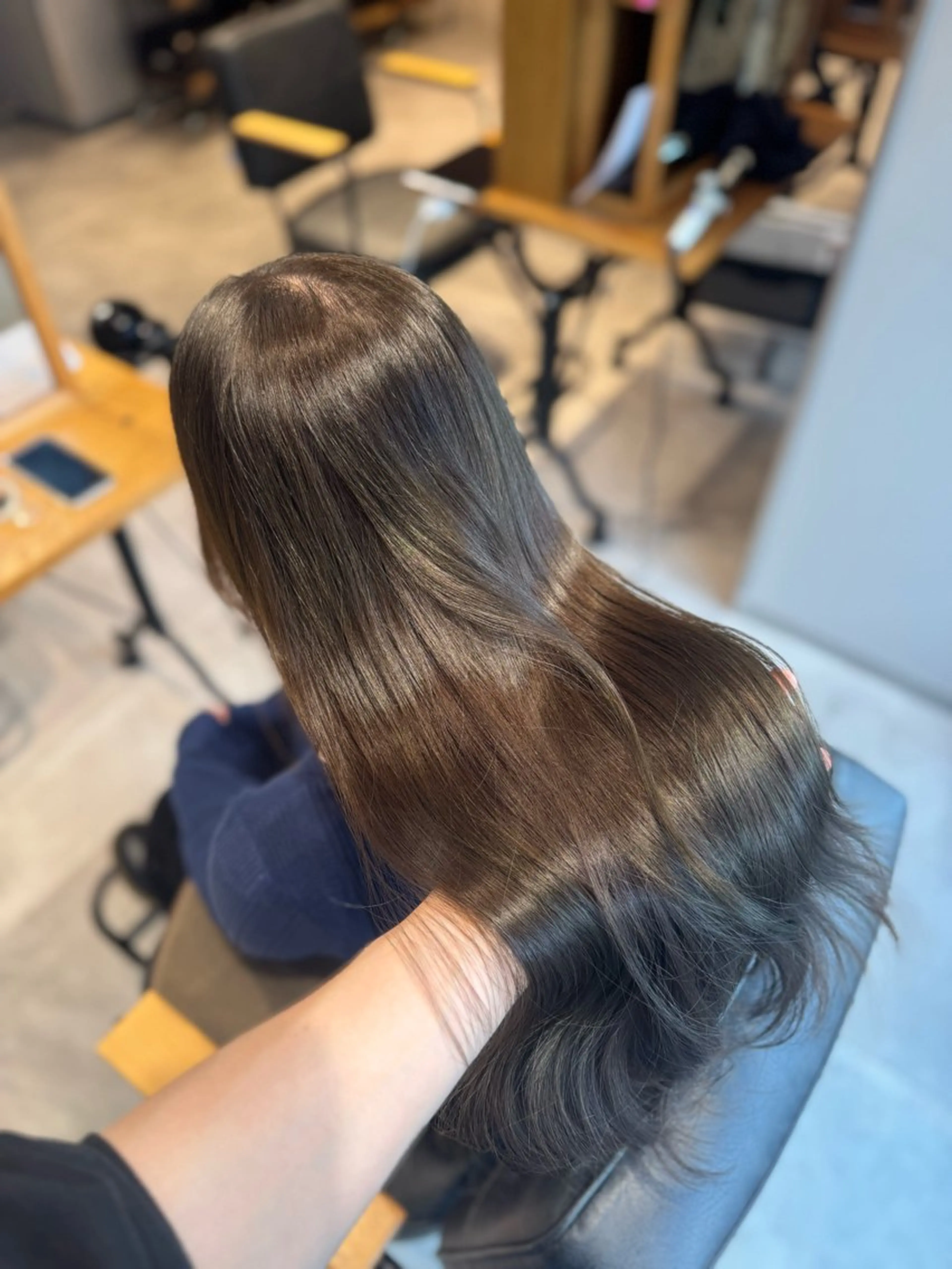 ロング 宮本 優のヘアスタイル