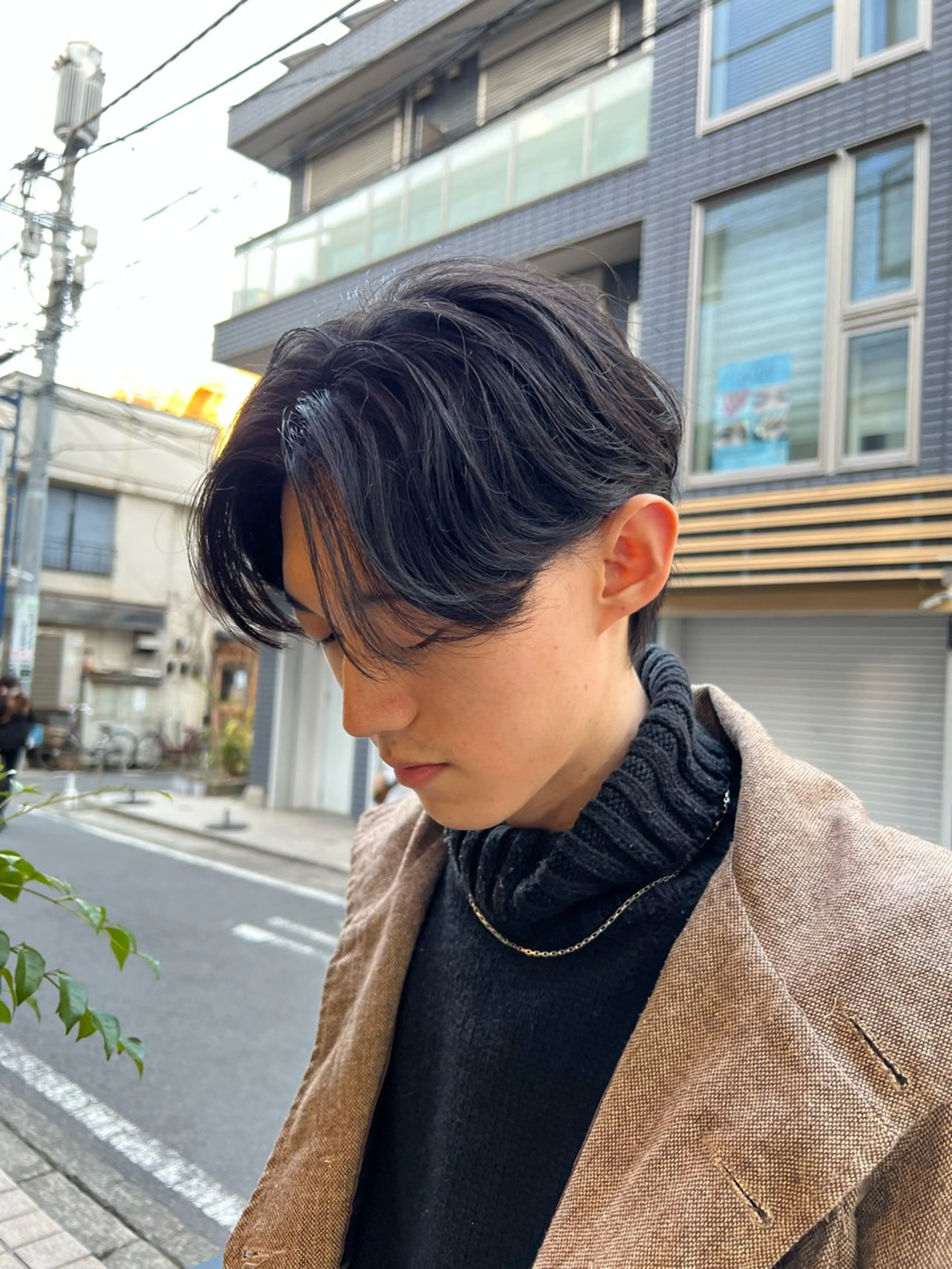 メンズ センターパート メンズ韓国風 💈メンズ特化 菊地優翔💈のヘアスタイル