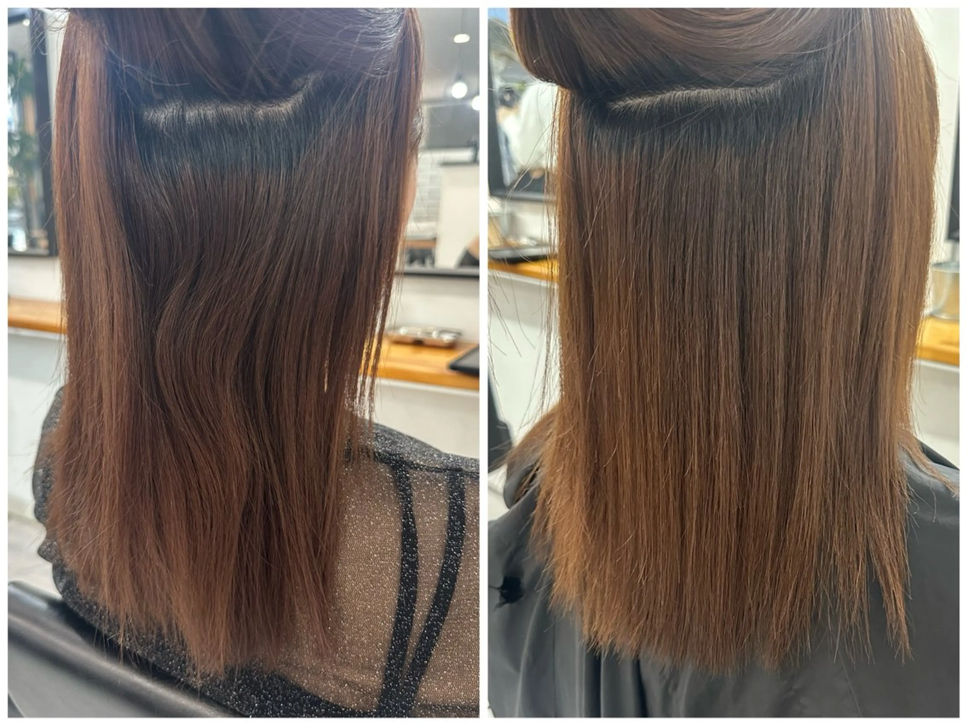 ミディアム 縮毛矯正 トリートメント 縮毛矯正 トリートメント GiseL宗像所属・GiseL宗像 HiROEのヘアスタイル