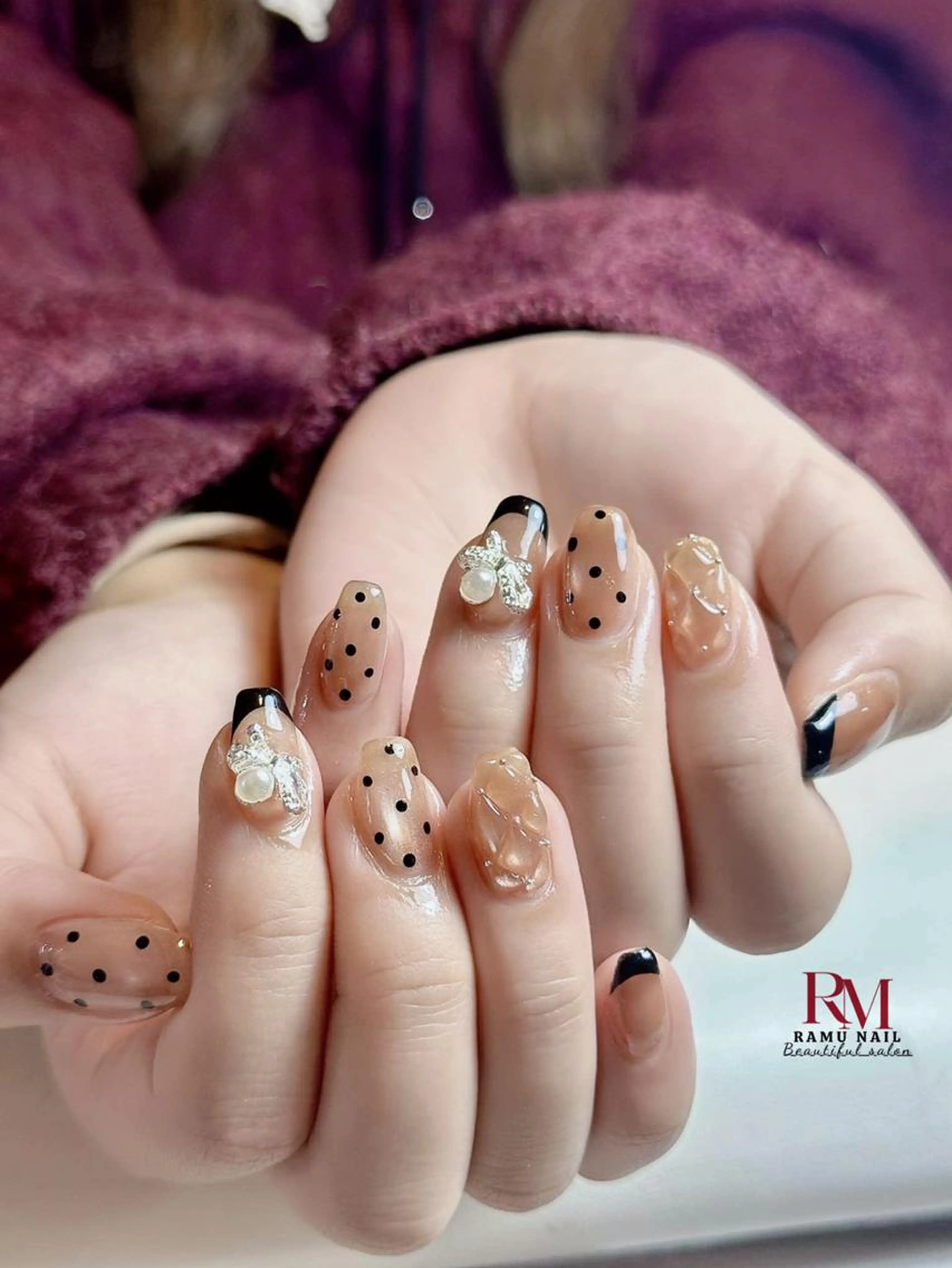 【持込デザイン可能】パーツつけ放題コース ⏰120分の写真