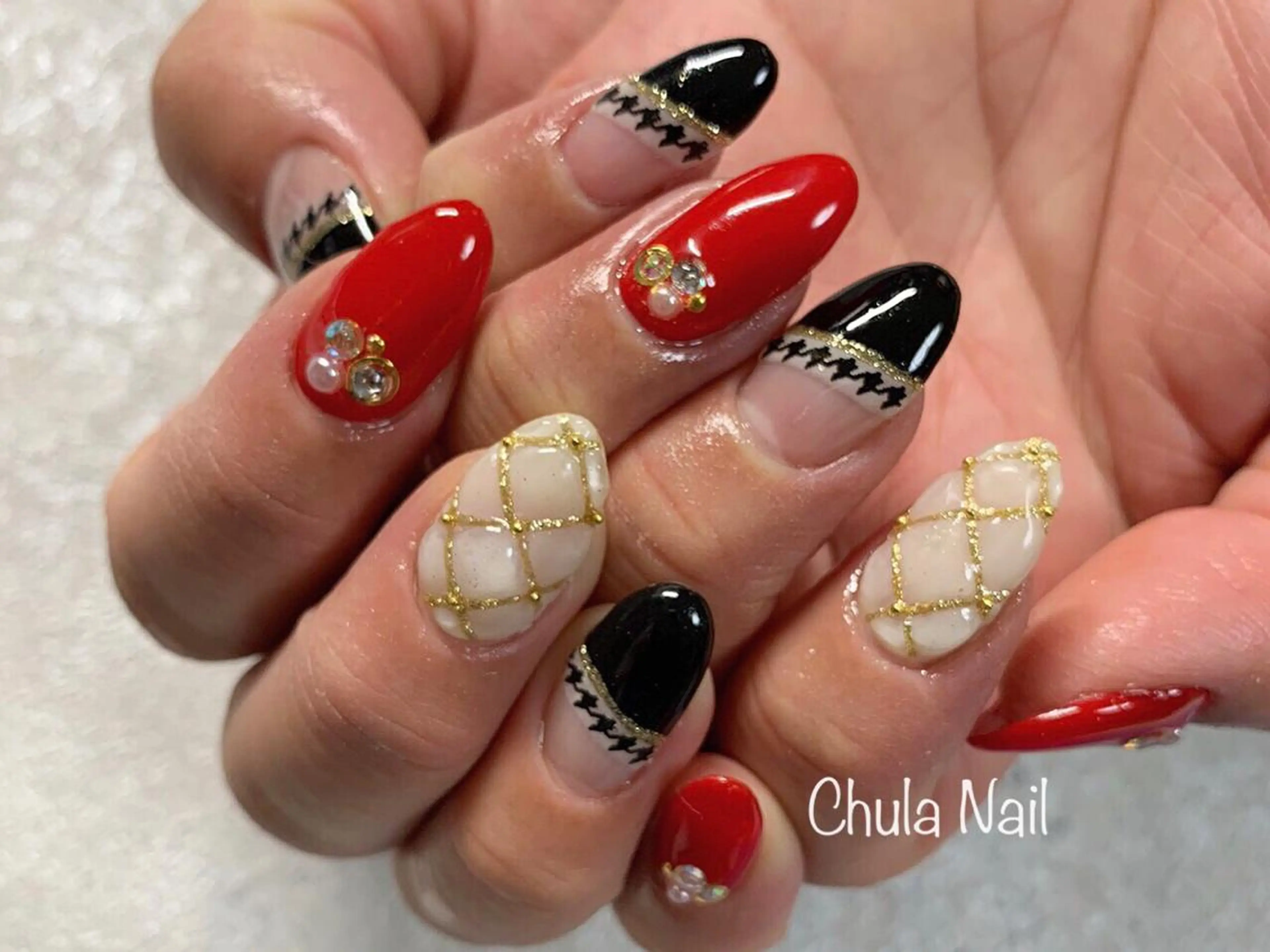ネイル 持ち込み ハンドネイル ëmma nail_ by chulaのネイルデザイン