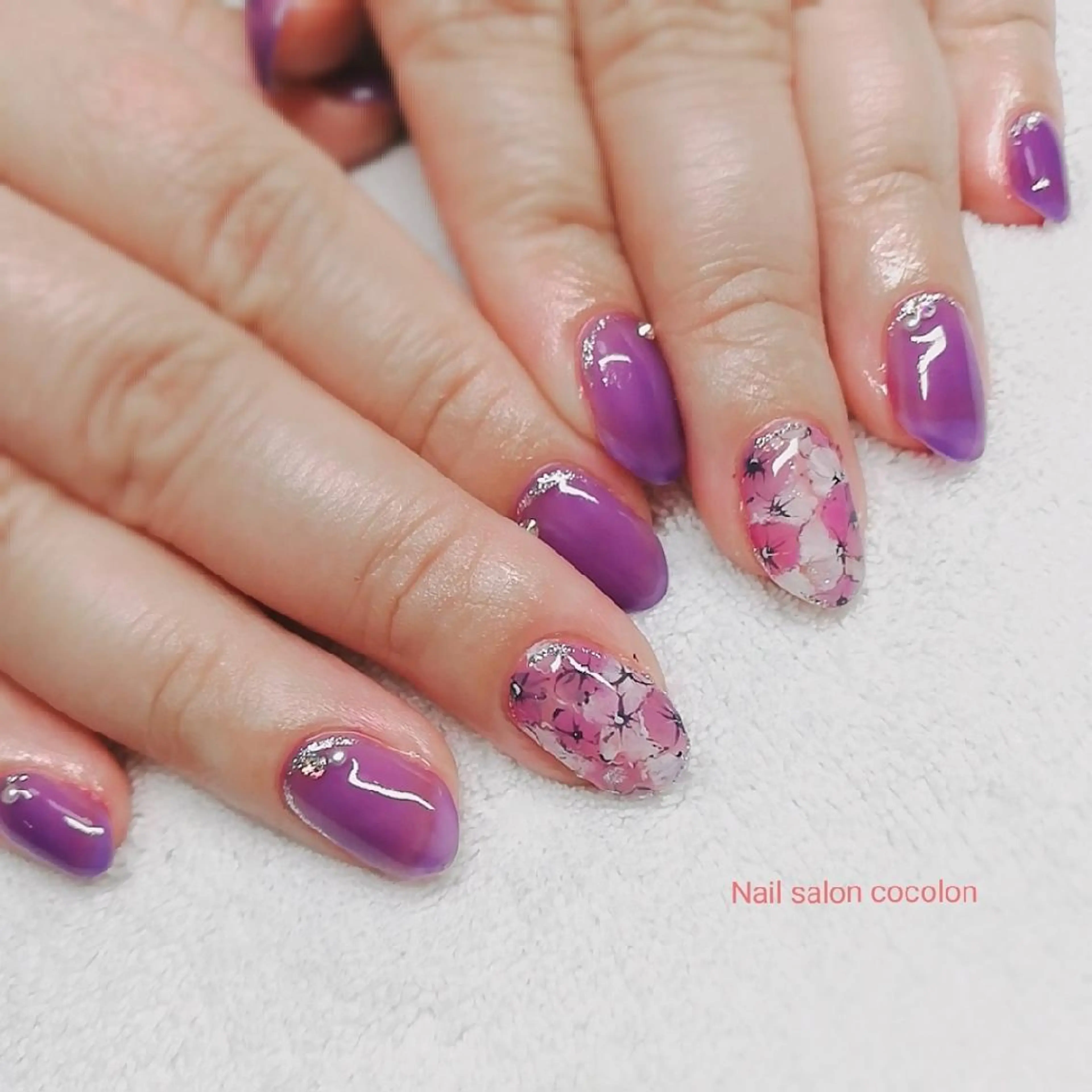 ネイル アートネイル ワンカラーネイル ハンドネイル 柴崎 美幸のネイルデザイン