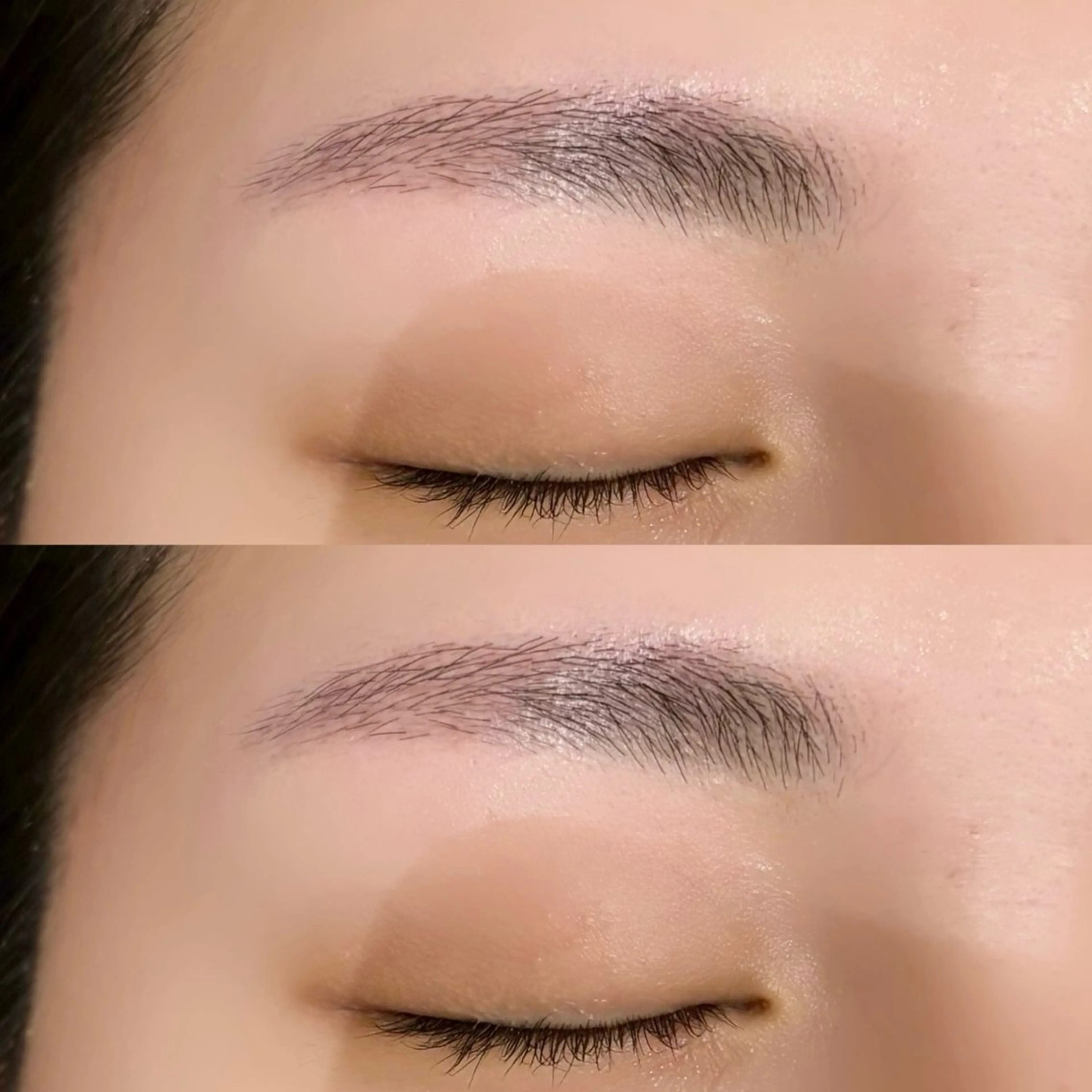 アイブロウ ワックス脱毛 眉カット meguru／マツパ ／マツエク／束感のマツエク・マツパデザイン