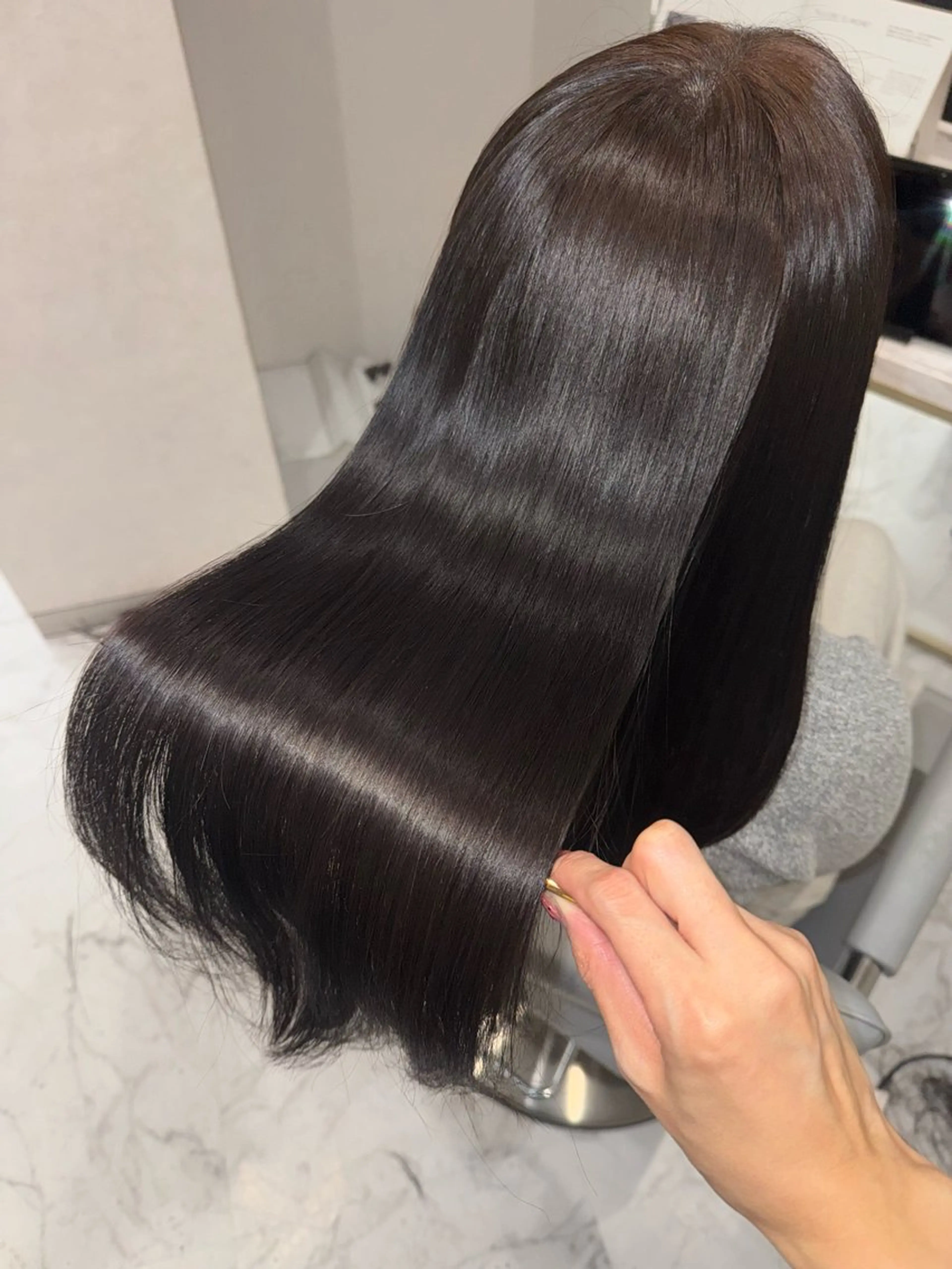 ロング カラー カット ヘアカラー トリートメント 韓国🫧アイドルヘア 🎀みづきのヘアスタイル