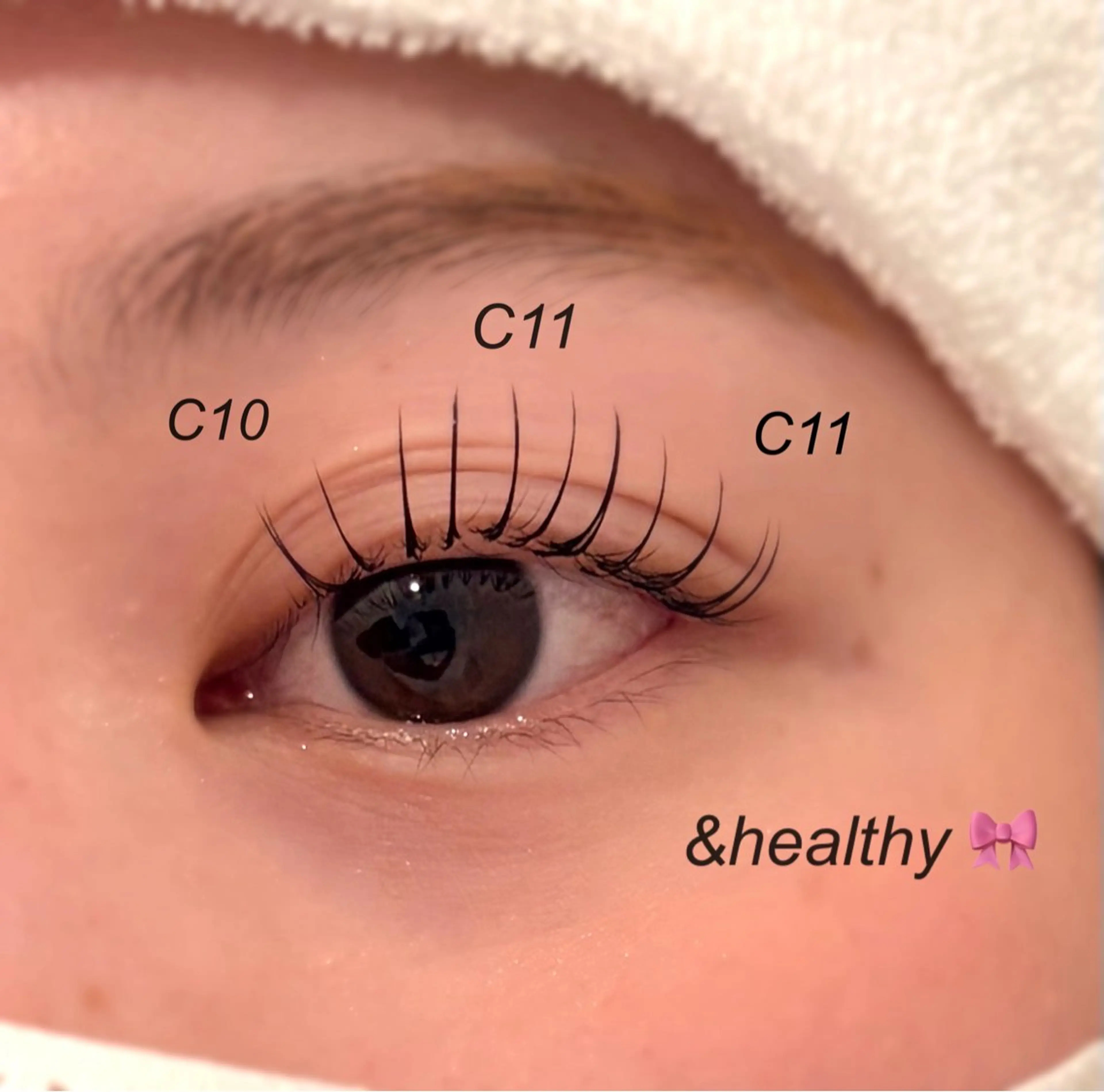 アンドヘルシー　『＆』＝エクステ×カール『healthy』140本オフ無しの写真