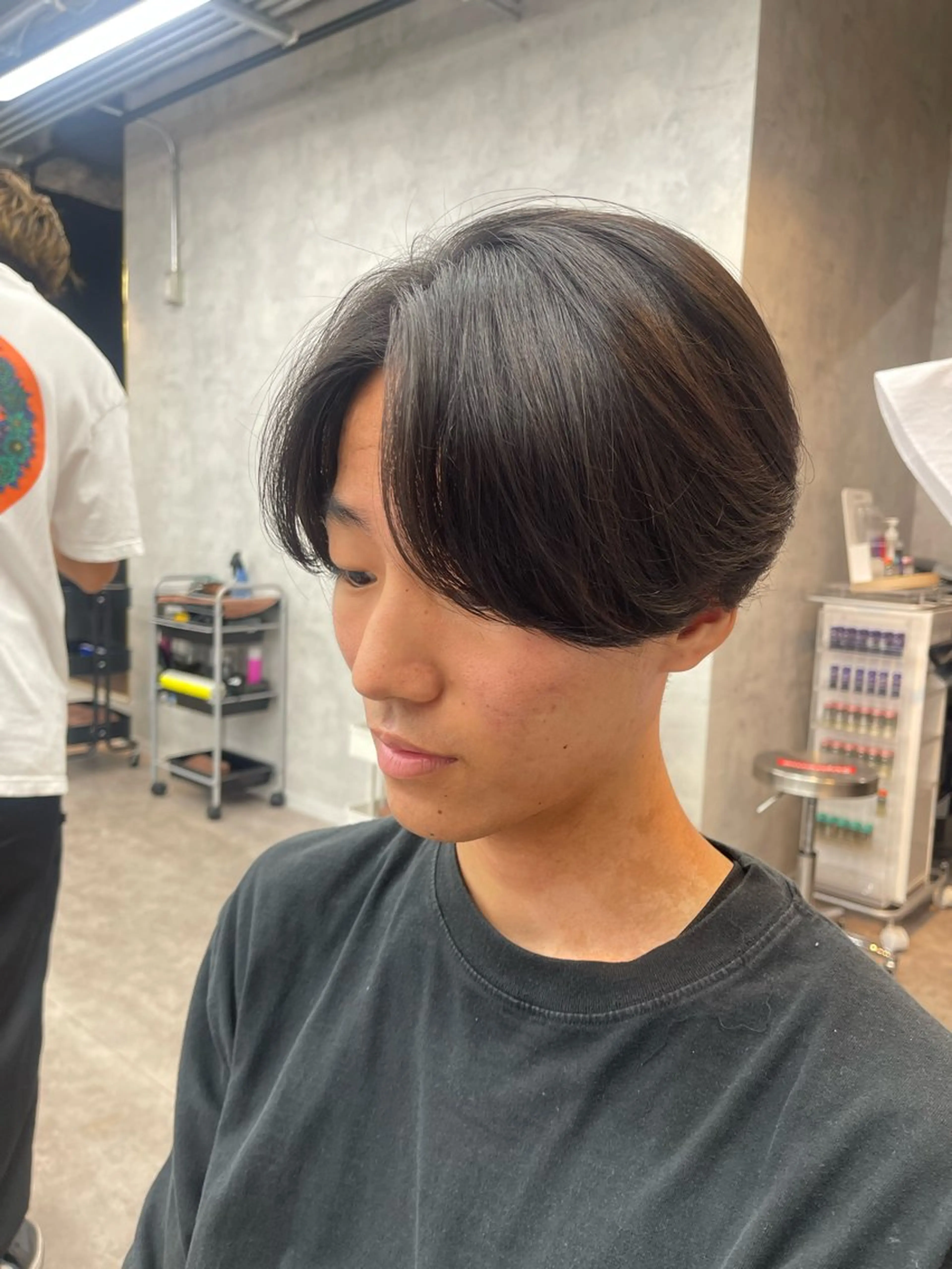 ミディアム メンズ カット パーマ ✨メンズ支持率no1 野上✨のヘアスタイル