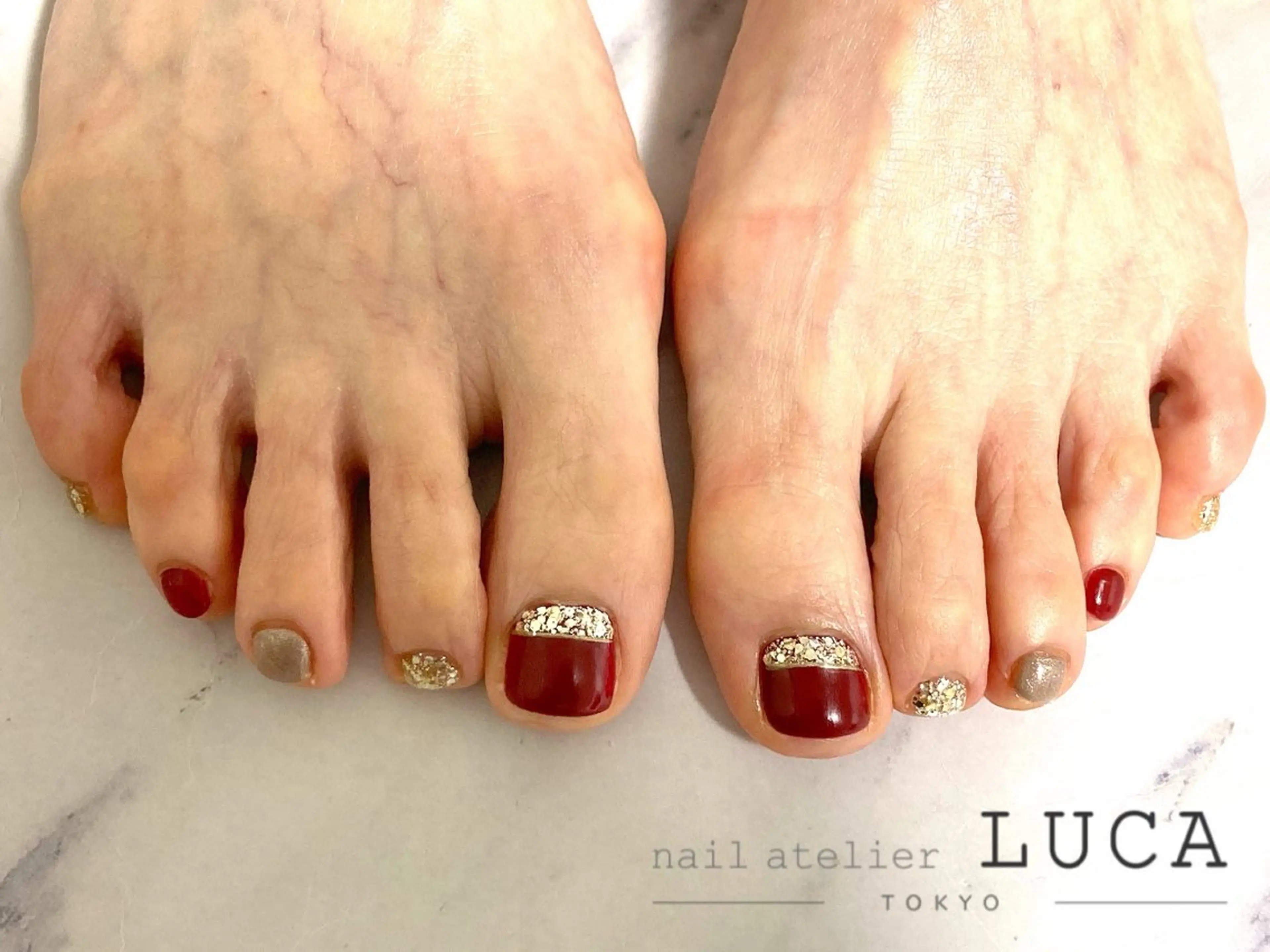 ネイル フレンチネイル ジェルネイル パラジェル ネイルアトリエルカ 米原のネイルデザイン