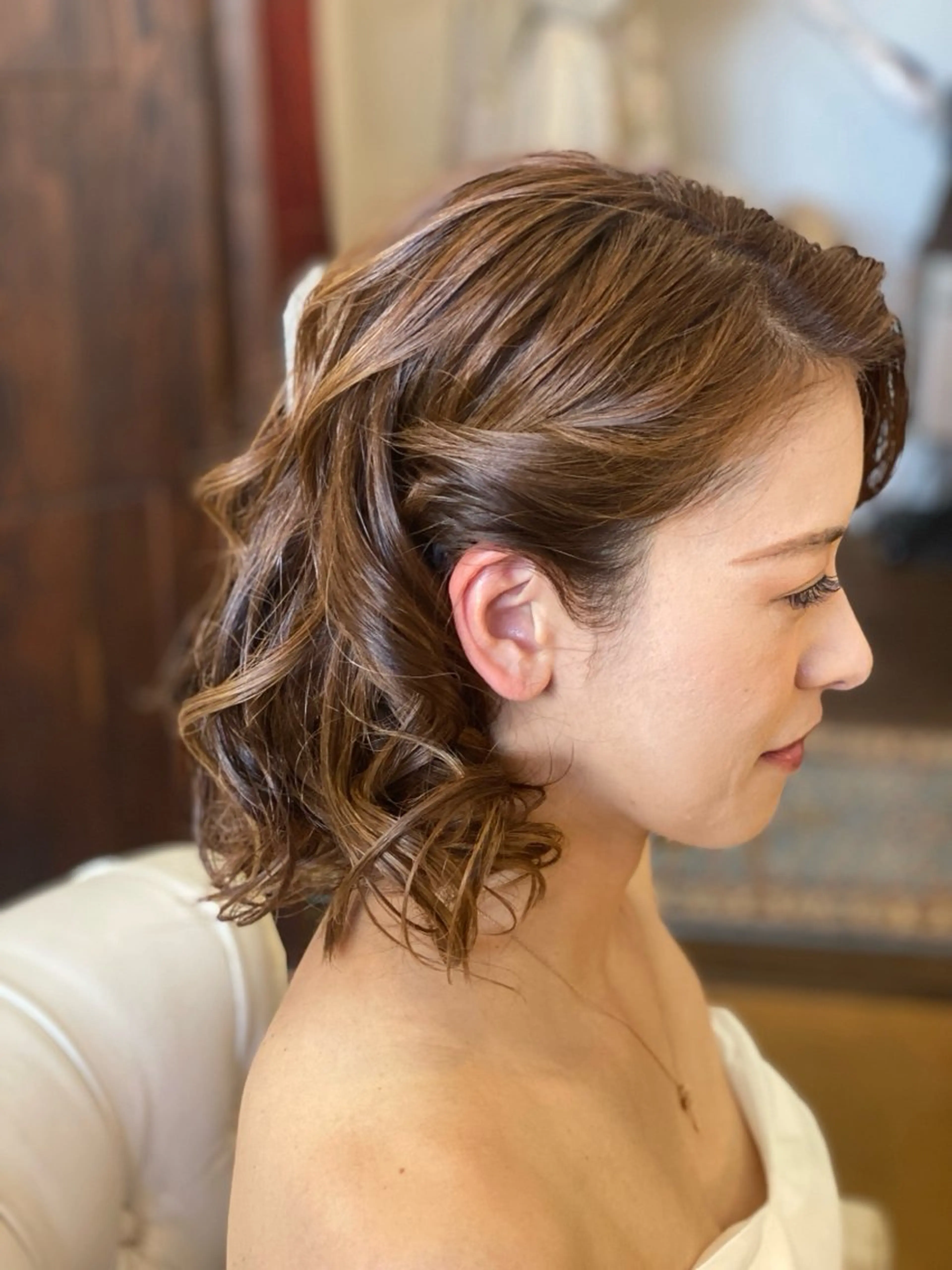 ヘアセット＆メイクアップ💄忘年会・同窓会等の普段メイクより少し華やかでもやりすぎないを叶えます💄の写真