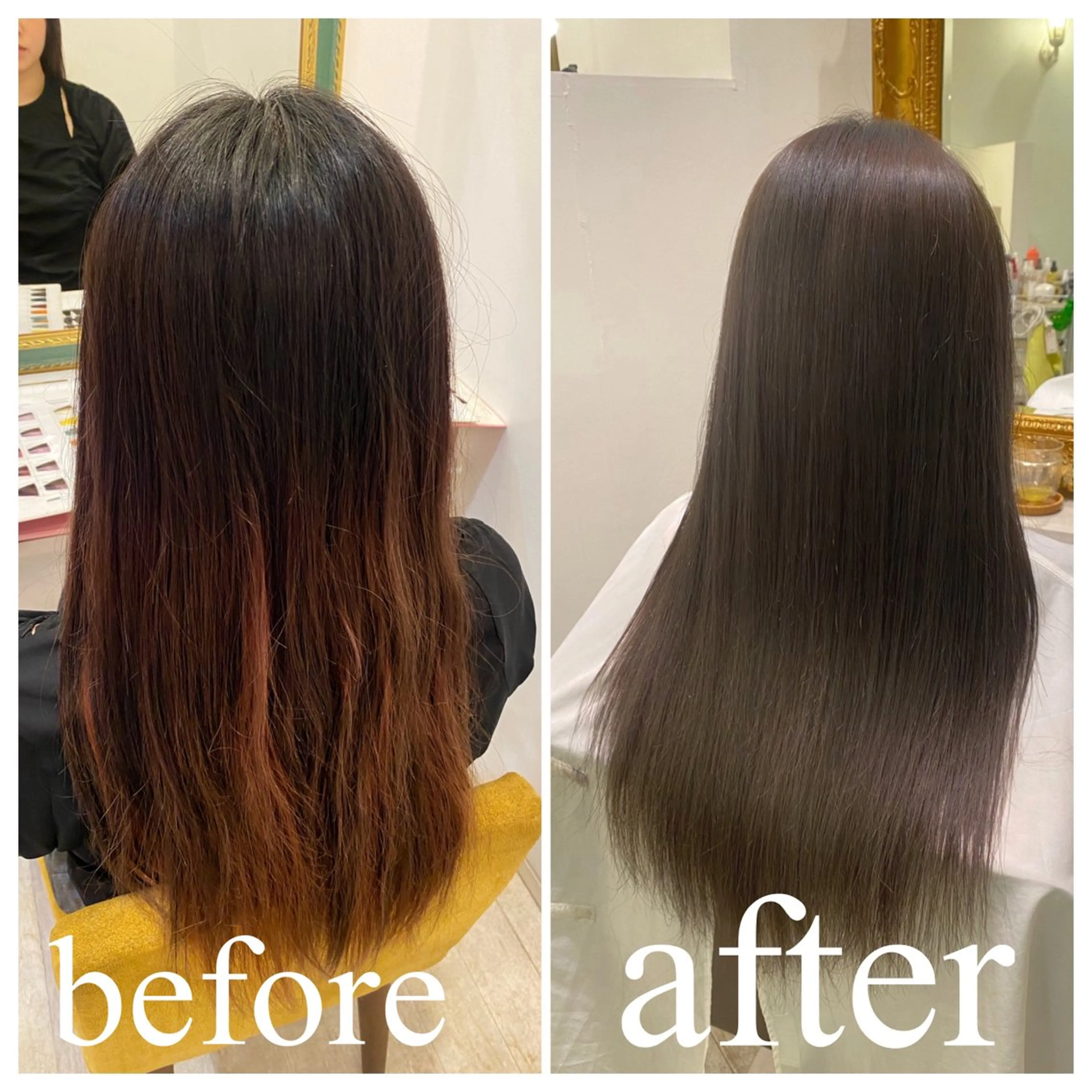 ロング カラー グレージュ モカグレージュ ヘアカラー トリートメント ブリーチ特化型🐯 Lita -ゆうや-のヘアスタイル