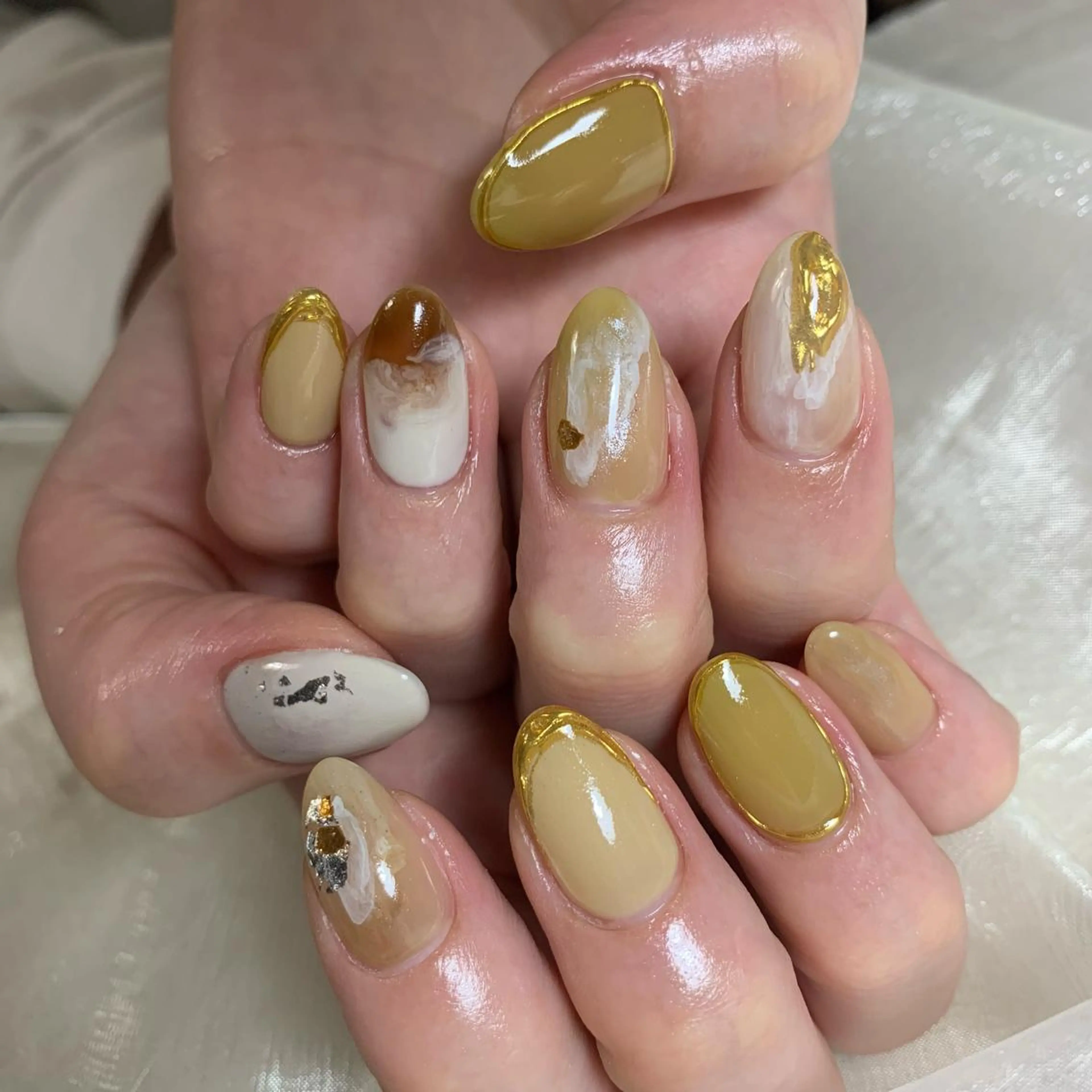 ネイル 春ネイル repos~ルポ~所属・里見 麗のネイルデザイン