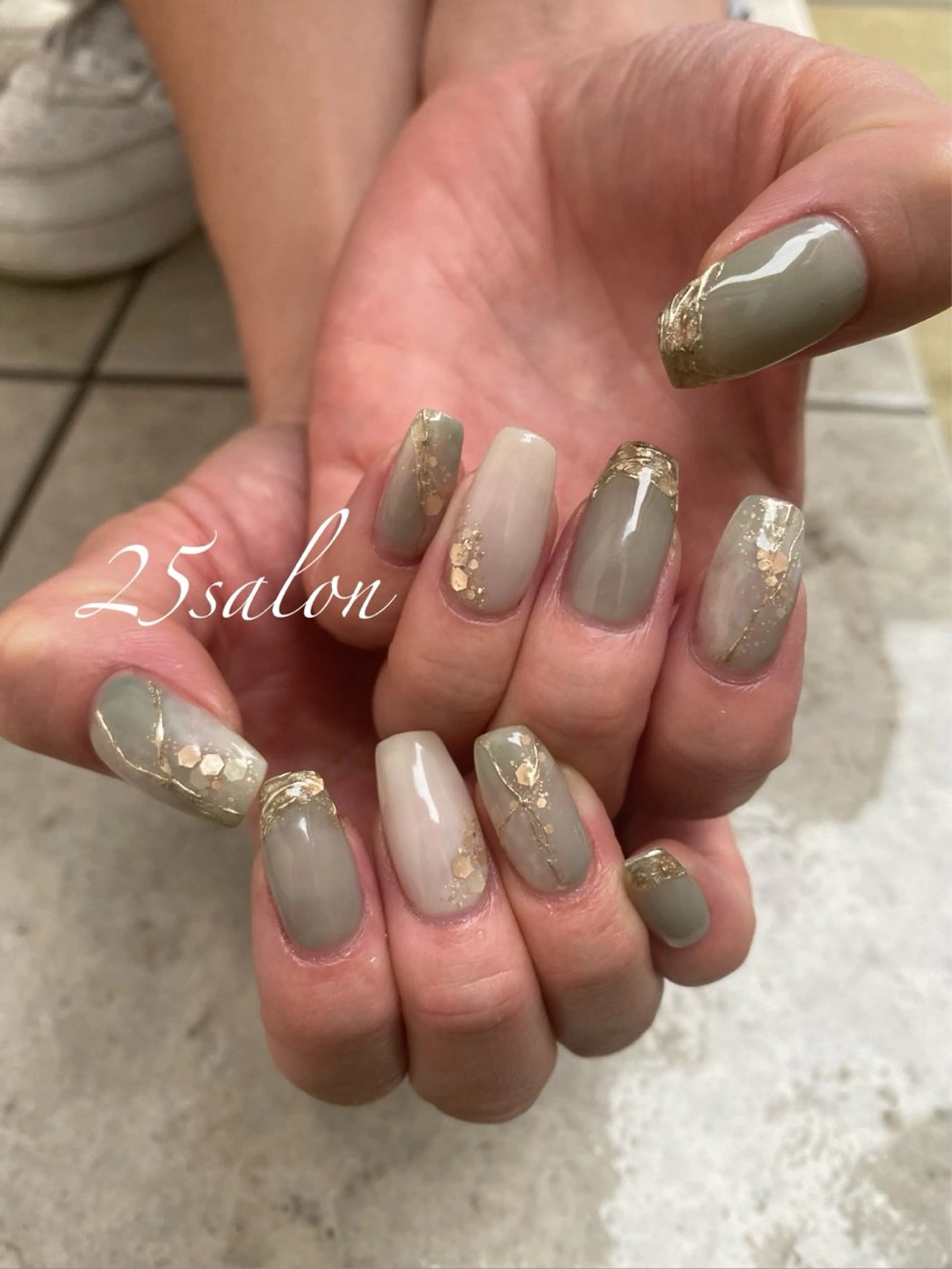 ネイル ニュアンスネイル 25salon sakiのネイルデザイン