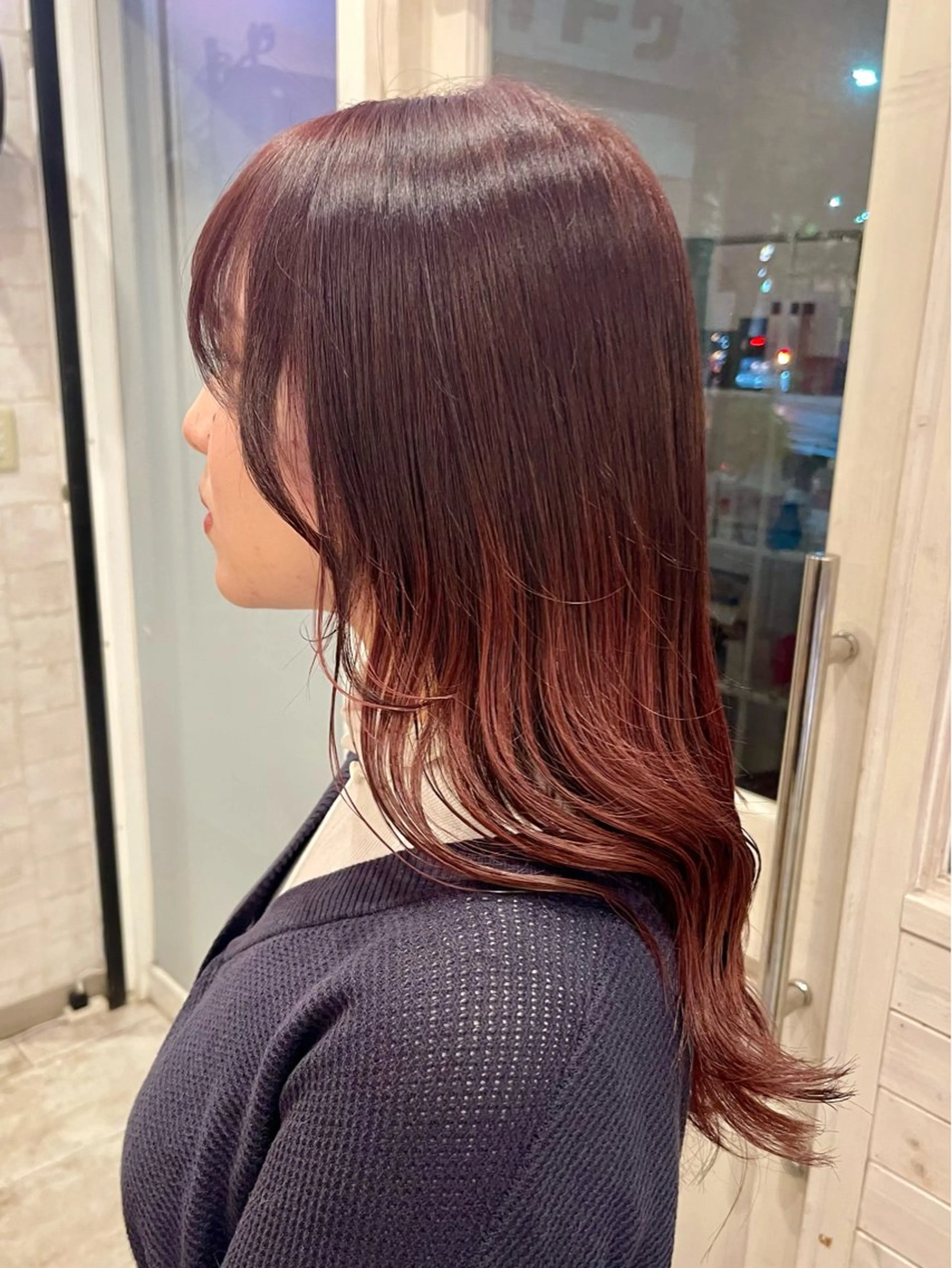 ロング カット ヘアカラー トリートメント 🍭透明感カラー 志賀拓海🍬🌈のヘアスタイル