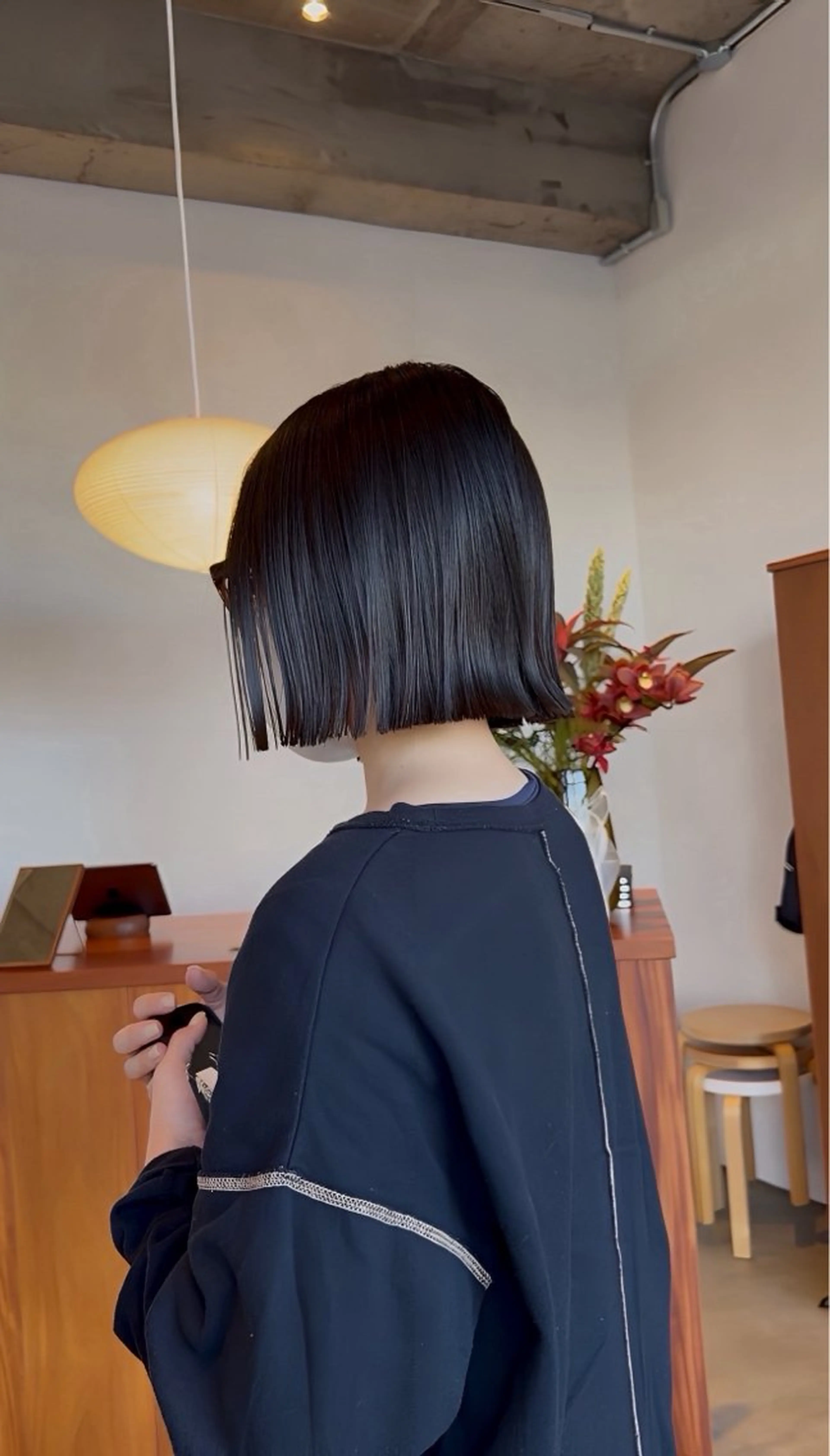 ショート 切りっぱなしボブ ボブ カット 丸山 格のヘアスタイル