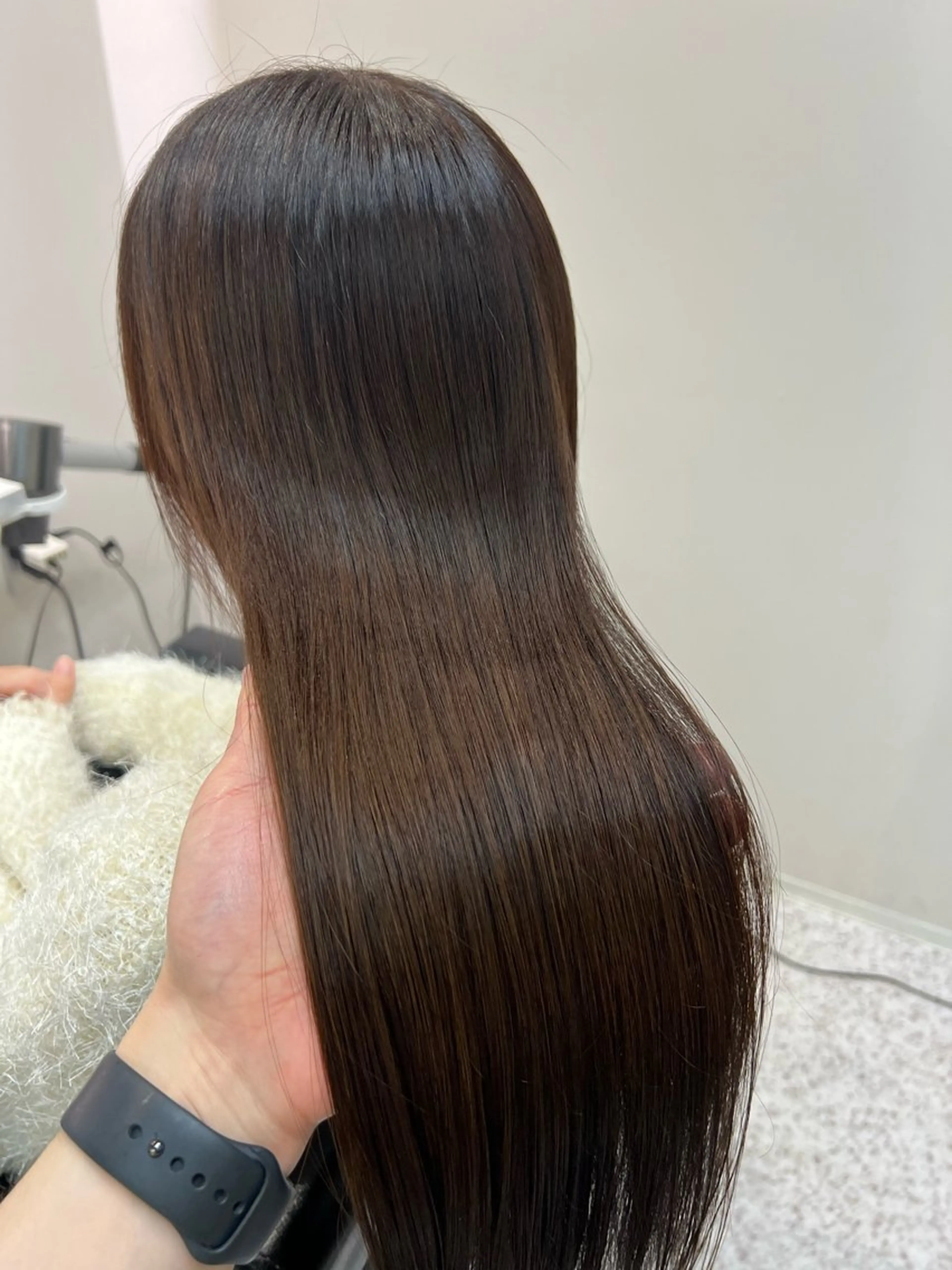 ロング カット 縮毛矯正 トリートメント 髪質改善 ヒデのヘアスタイル