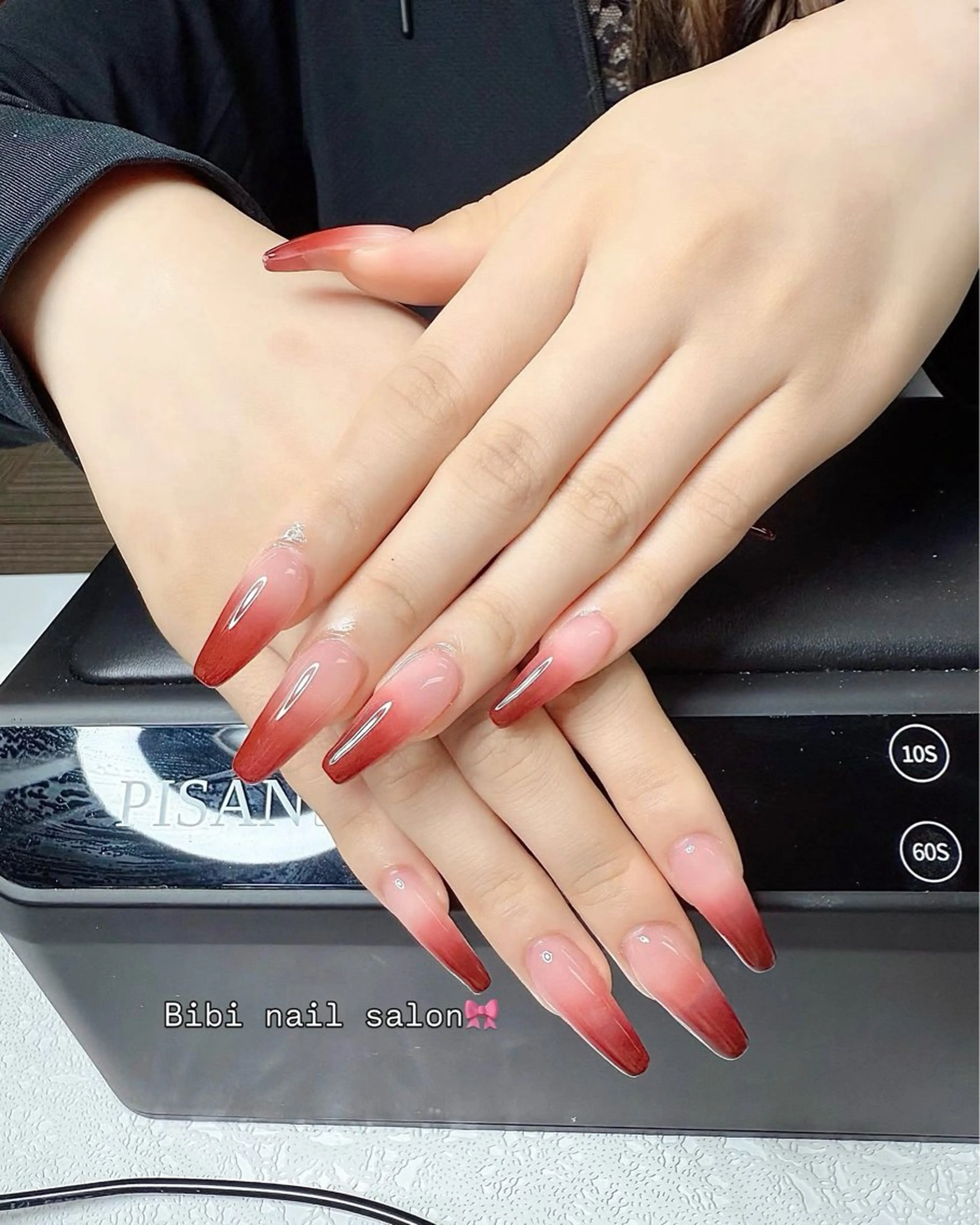 マグネット・グラデーション・オーロラ/ミラー・カラーフレンチの写真