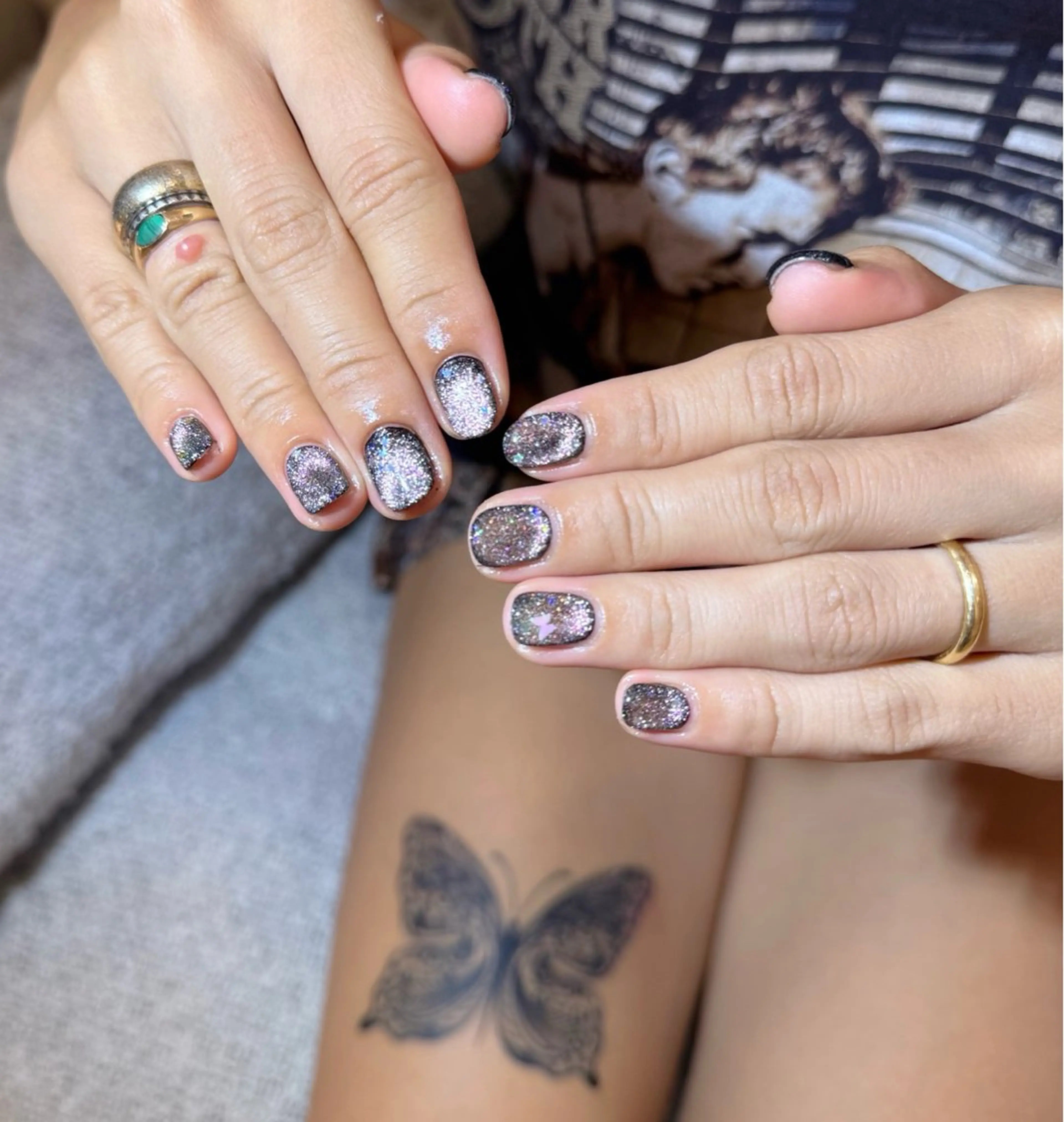 ネイル ジェルネイル マグネットネイル メンズネイル ハンドネイル マイムネイル所属・MIMnail メンズネイリストのネイルデザイン