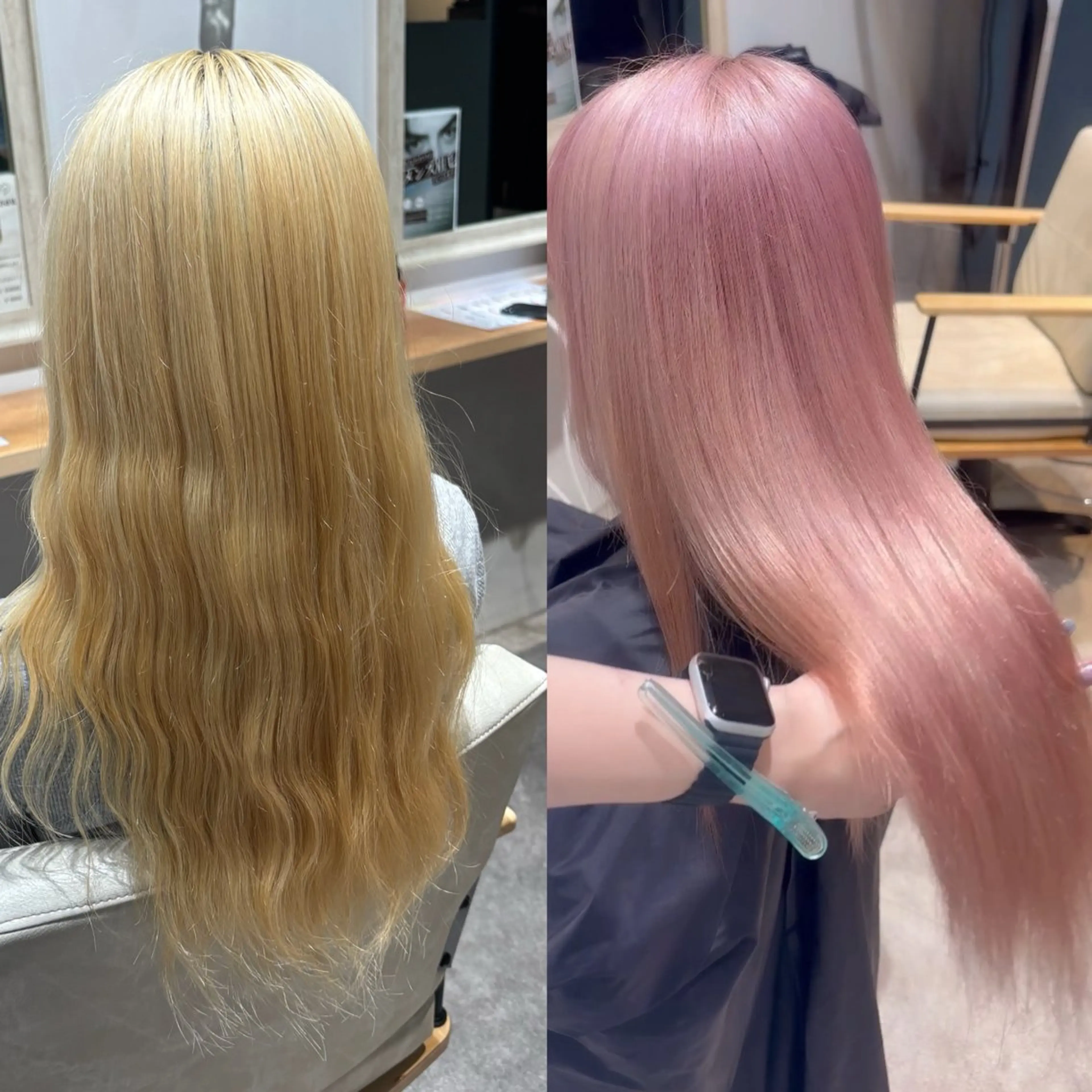 ロング ヘアカラー ZEST kalon RINAのヘアスタイル