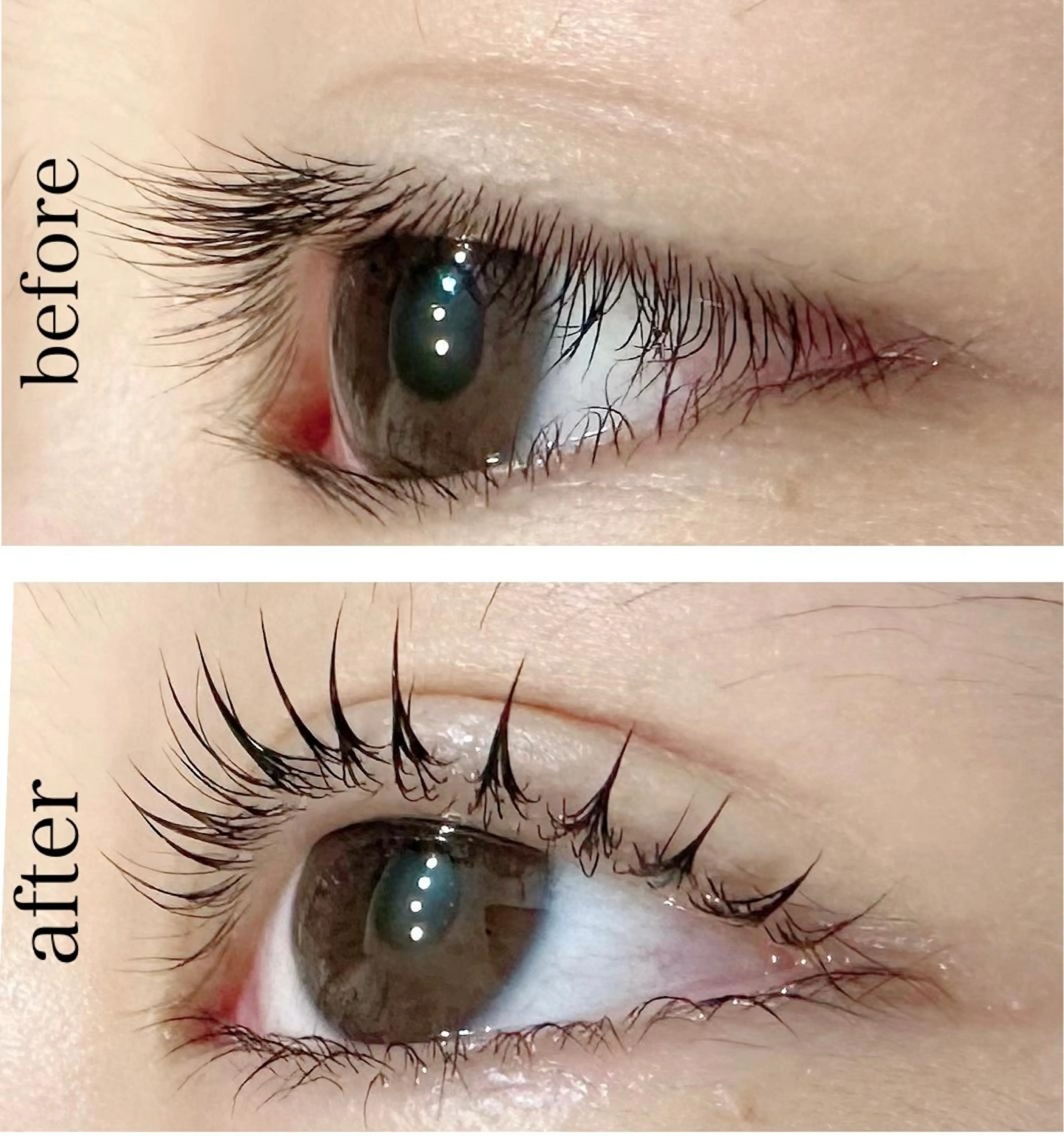 まつ毛パーマ、パリジェンヌの写真