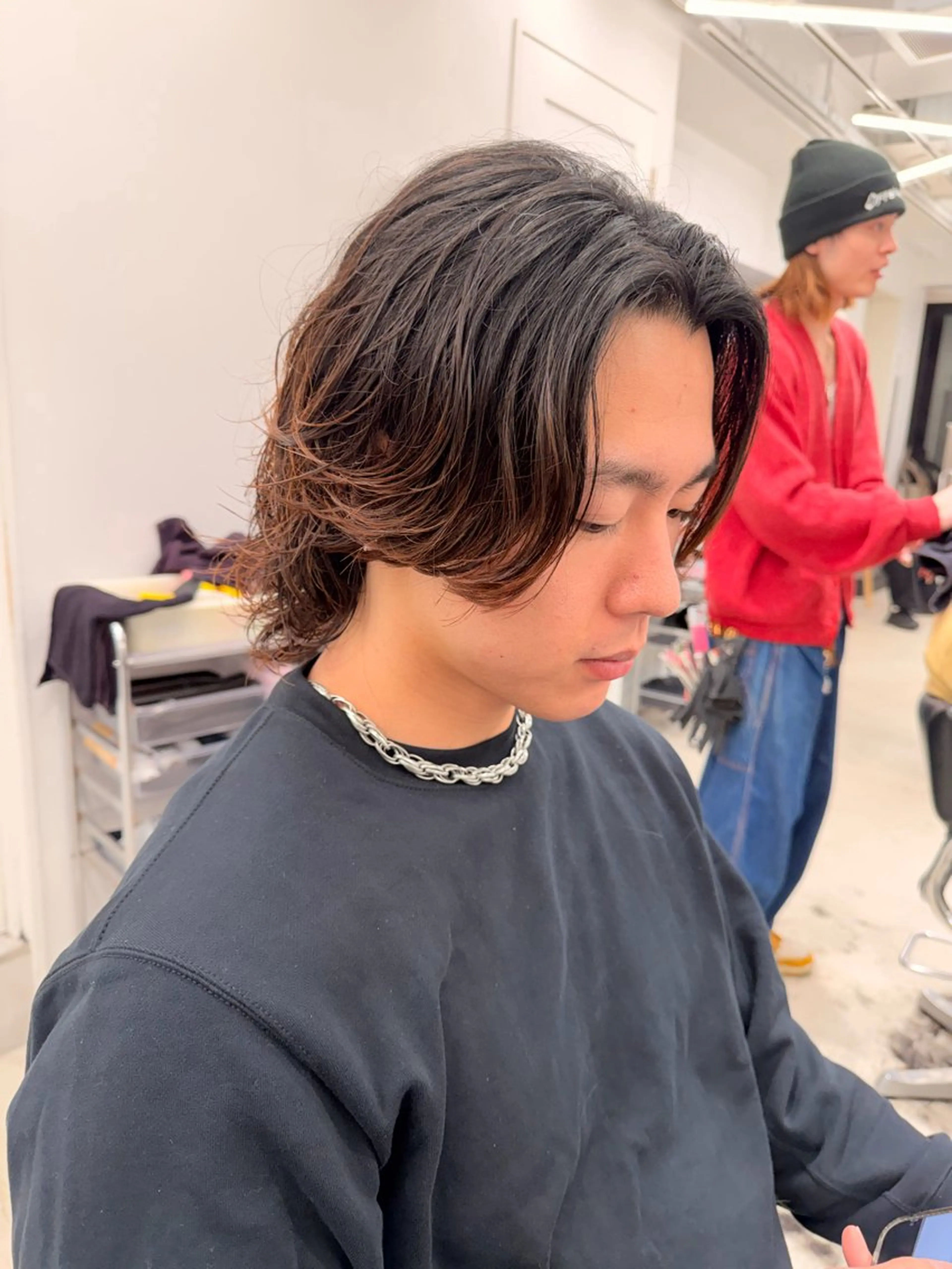 パーマ メンズ カット パーマ メンズ/シャドウ/ 波巻き/kyogoのヘアスタイル