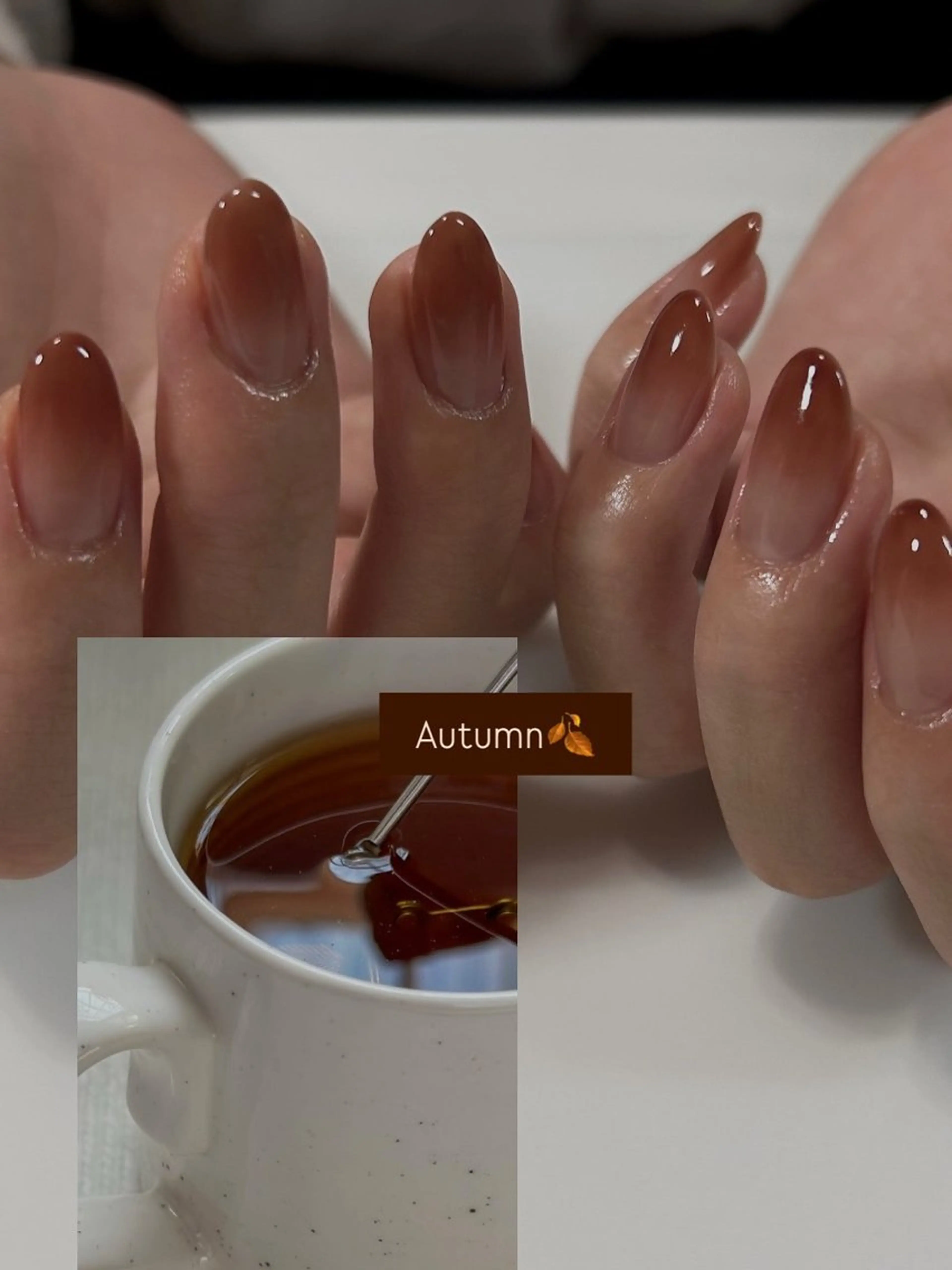 ネイル グラデーション ハンドネイル nail salon mynteのネイルデザイン