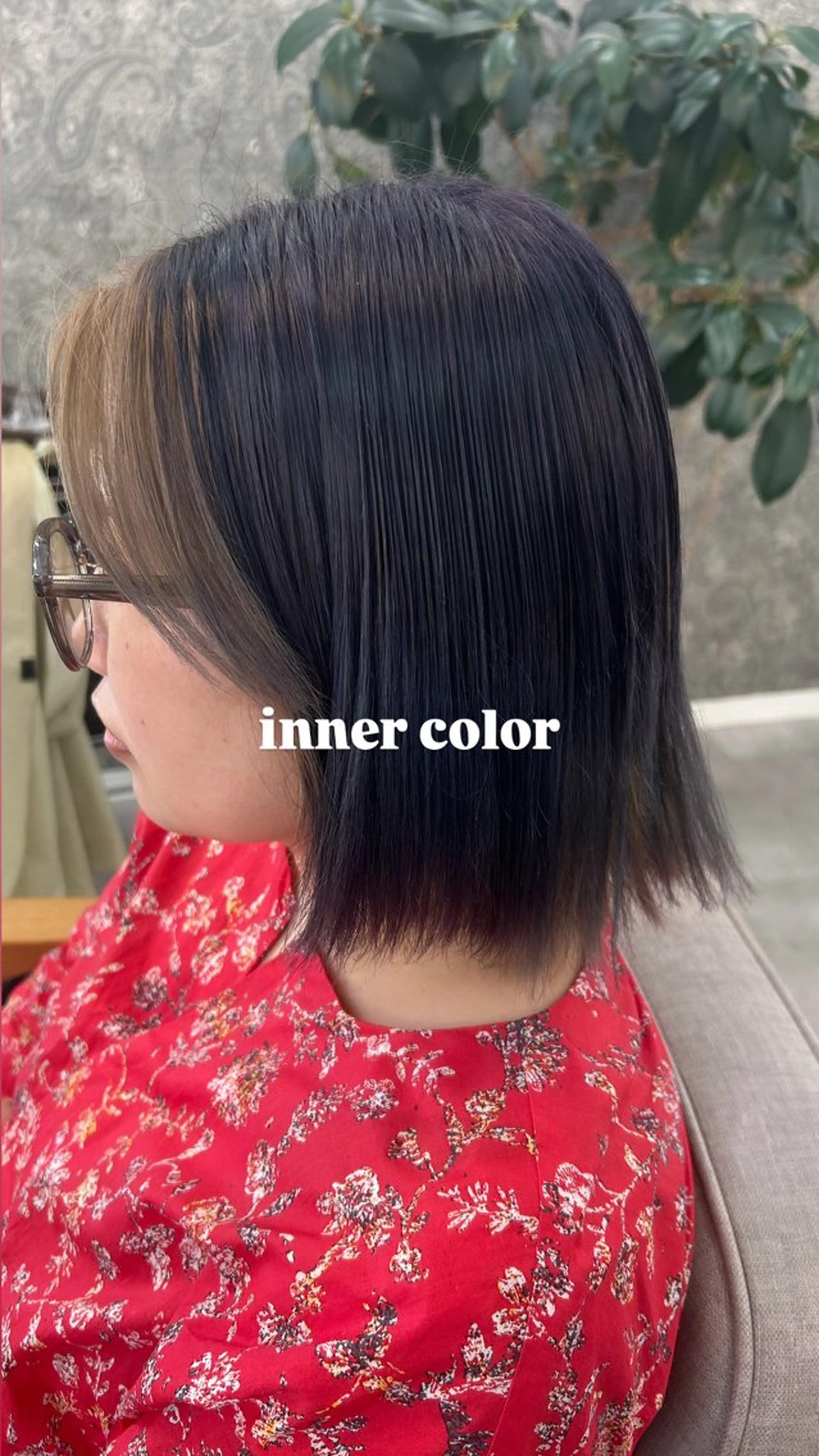 ミディアム カラー ベージュカラー ラベンダーカラー 青木 優雅のヘアスタイル