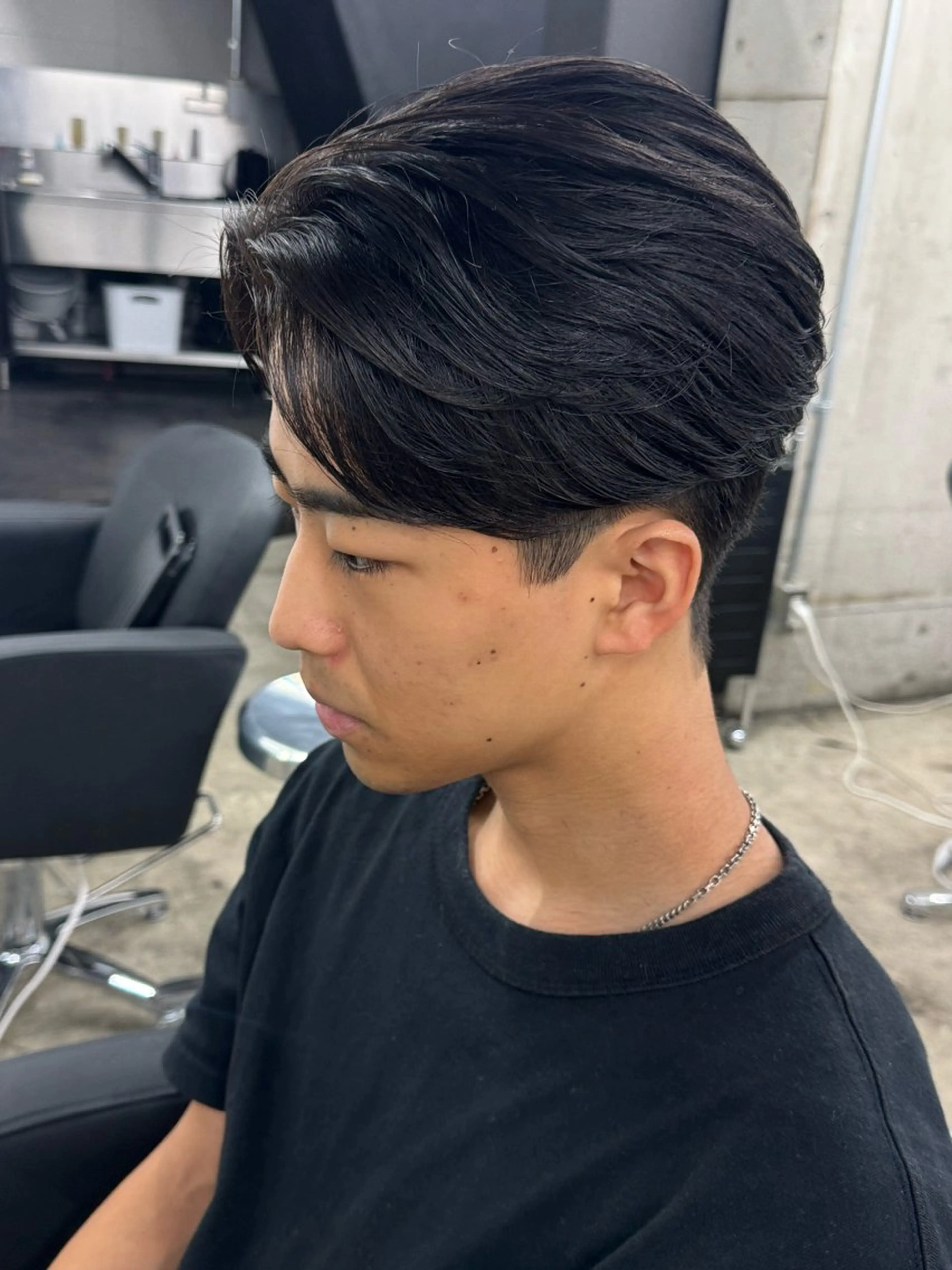 ショート メンズ カット 縮毛矯正 トリートメント ヘアセット Pia/KIRIA /福岡美容室のヘアスタイル