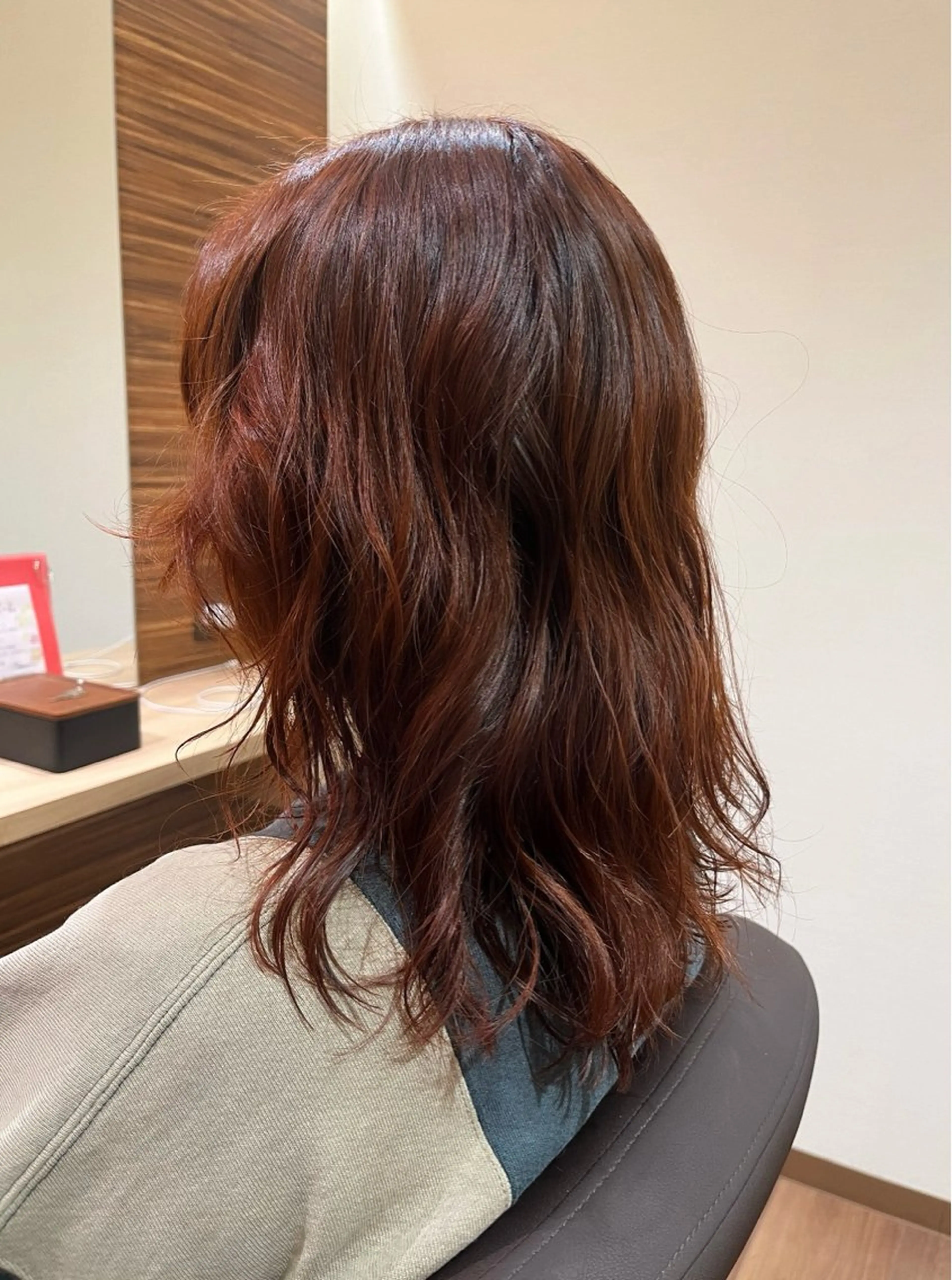 セミロング パーマ 久保田 あやねのヘアスタイル