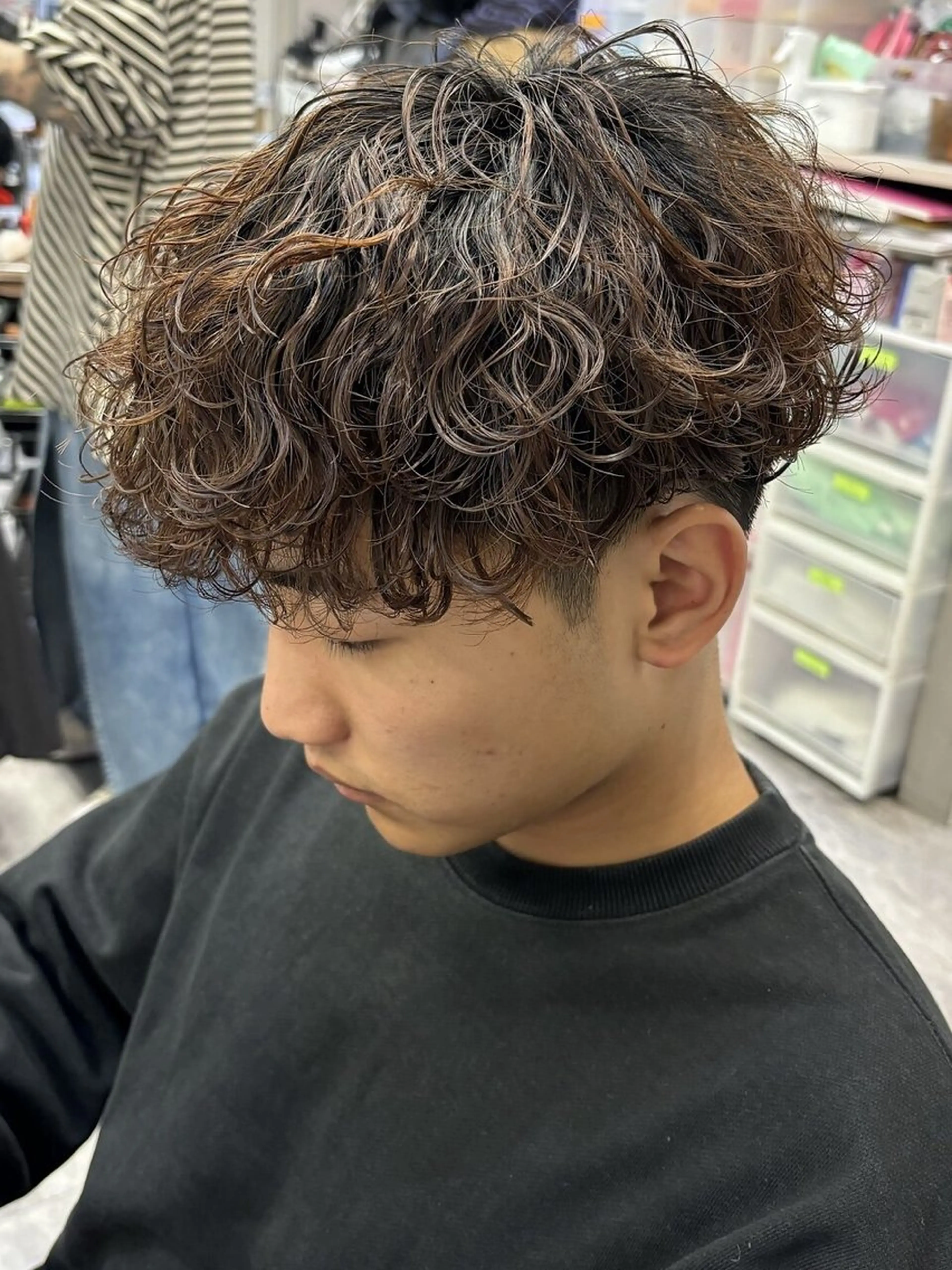 メンズカット＋波巻きパーマ🌀の写真