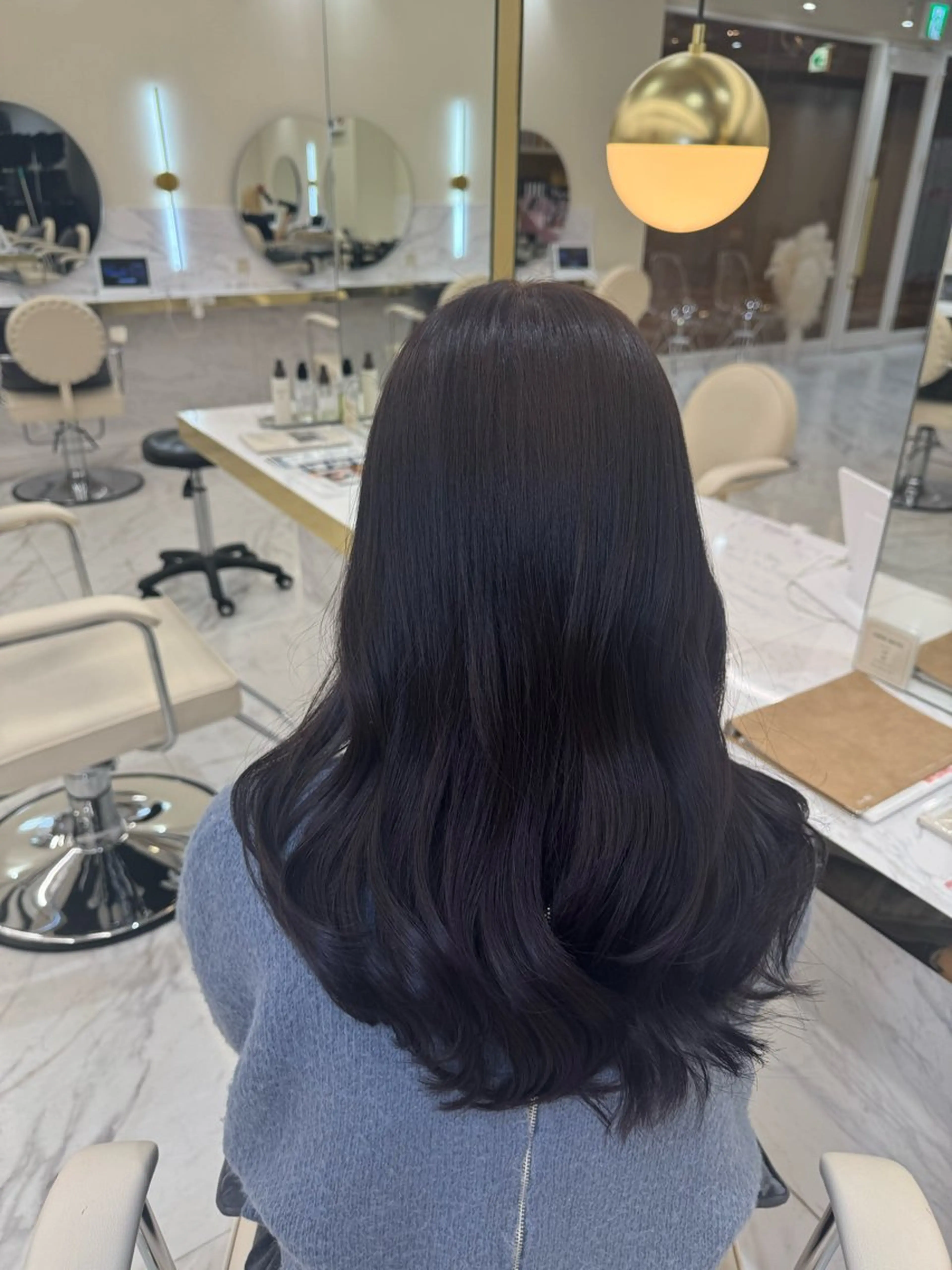 【ツヤ感UP🪞】髪質改善カラー+Mtreatmentの写真