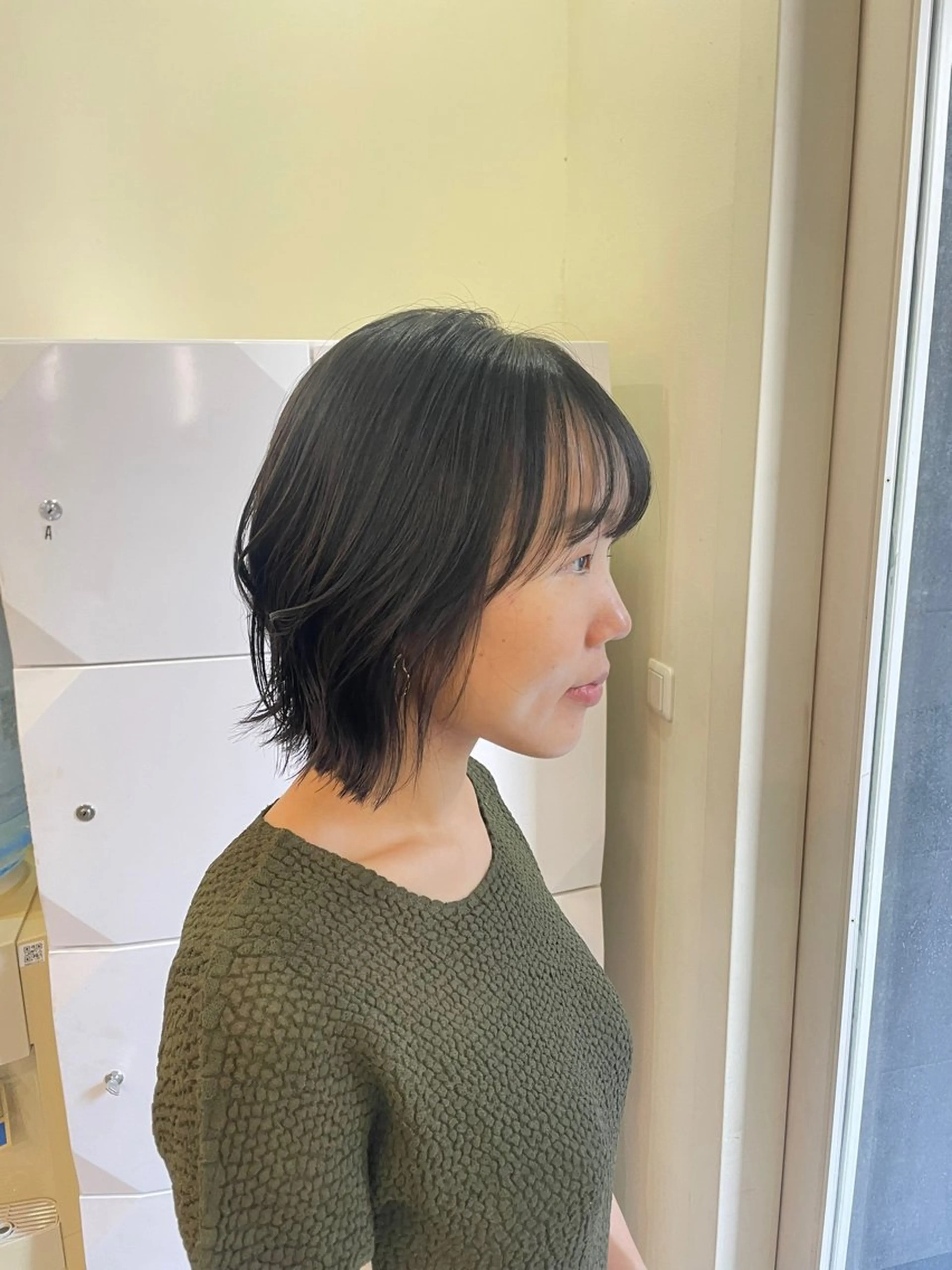 ショート 顔周りカット レイヤーカット ayano 🌱のヘアスタイル
