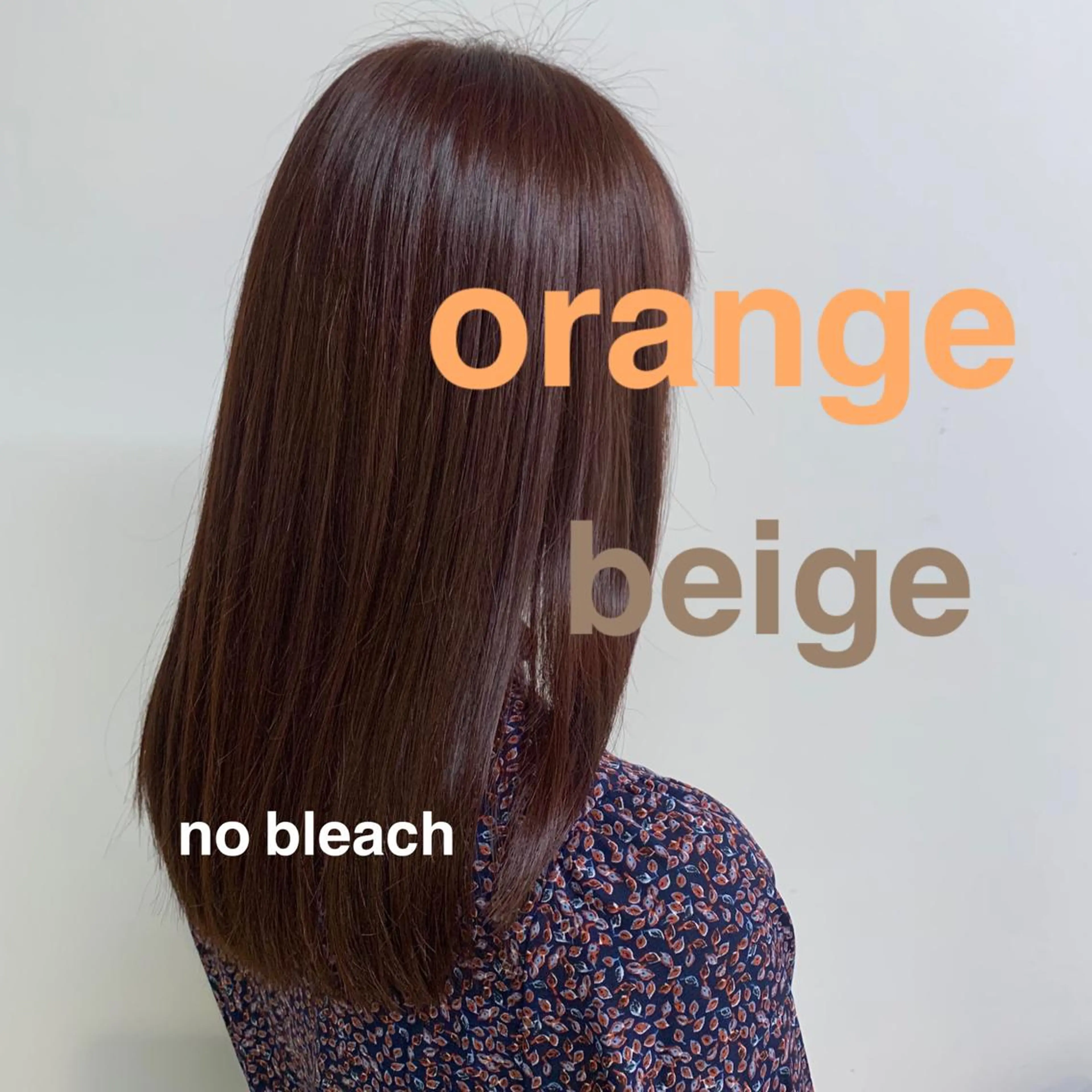 セミロング カラー GO TODAY SHAiRE SALON  原宿verno店所属・完全💗マンツーマン marinのヘアスタイル