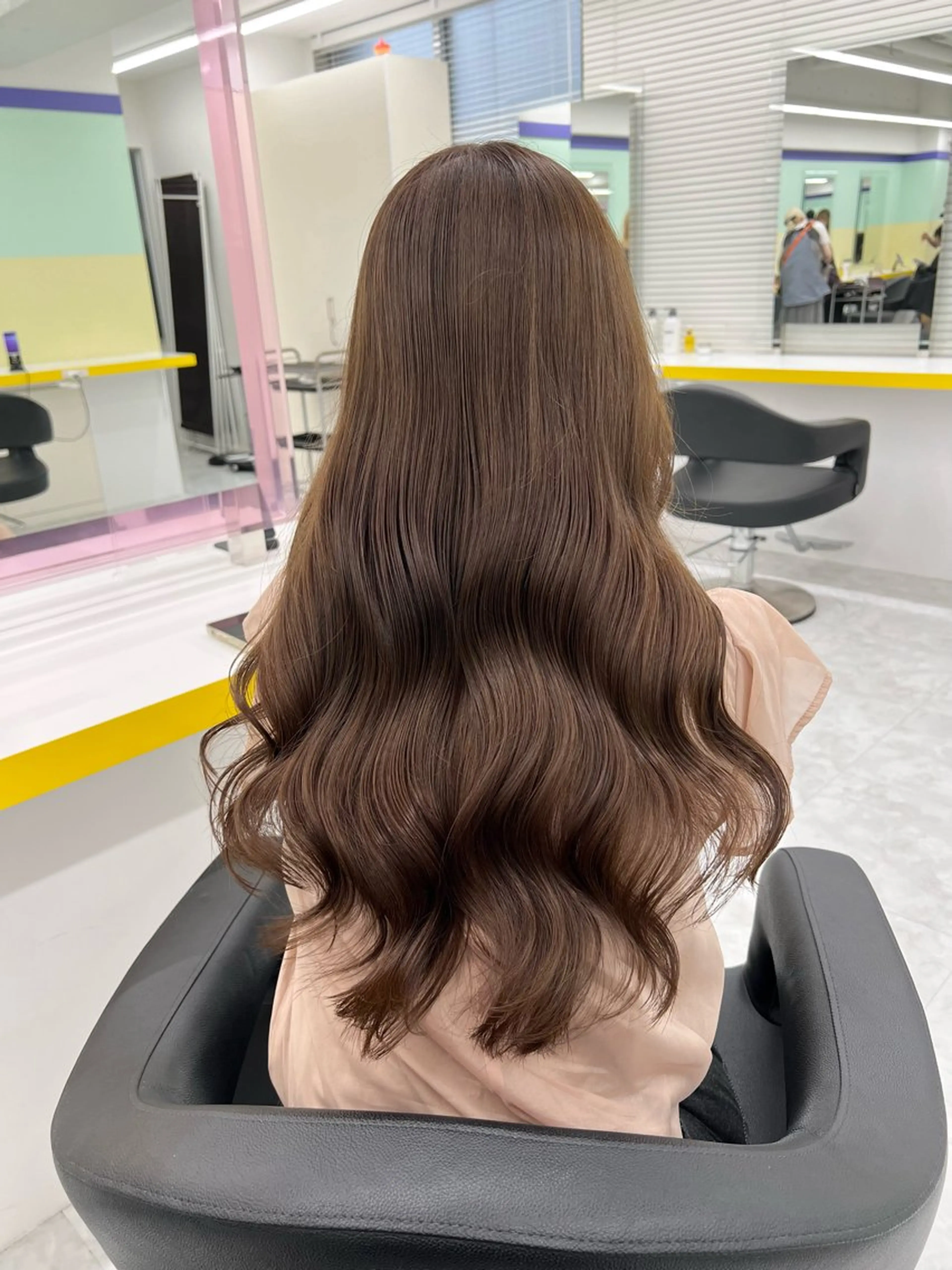 ロング カラー カット ヘアカラー トリートメント レイヤー/韓国❣️ 髪質改善/亘紘輝のヘアスタイル