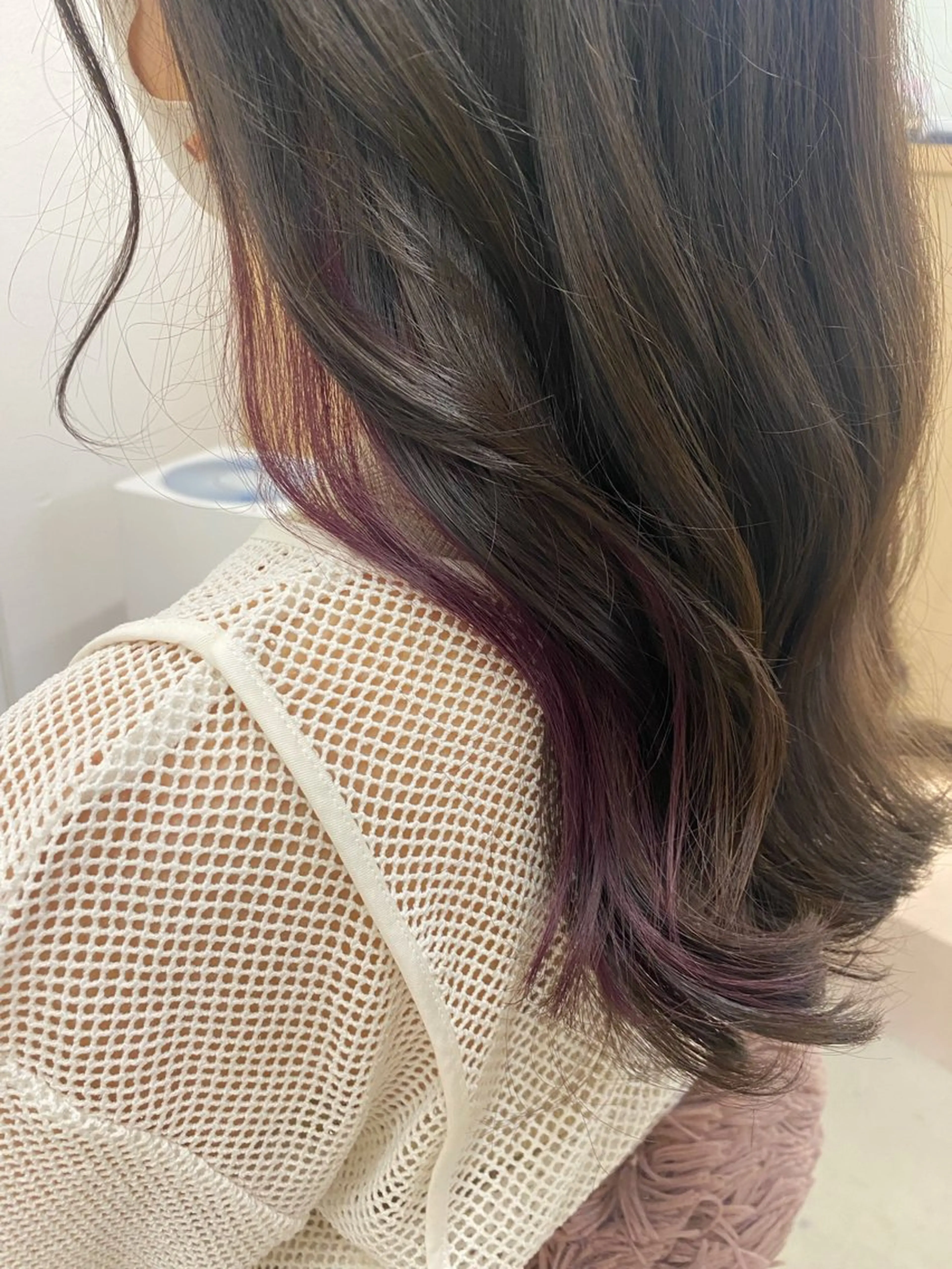 セミロング カット ヘアカラー トリートメント 🌻花屋併設🌻濱 幸帆のヘアスタイル