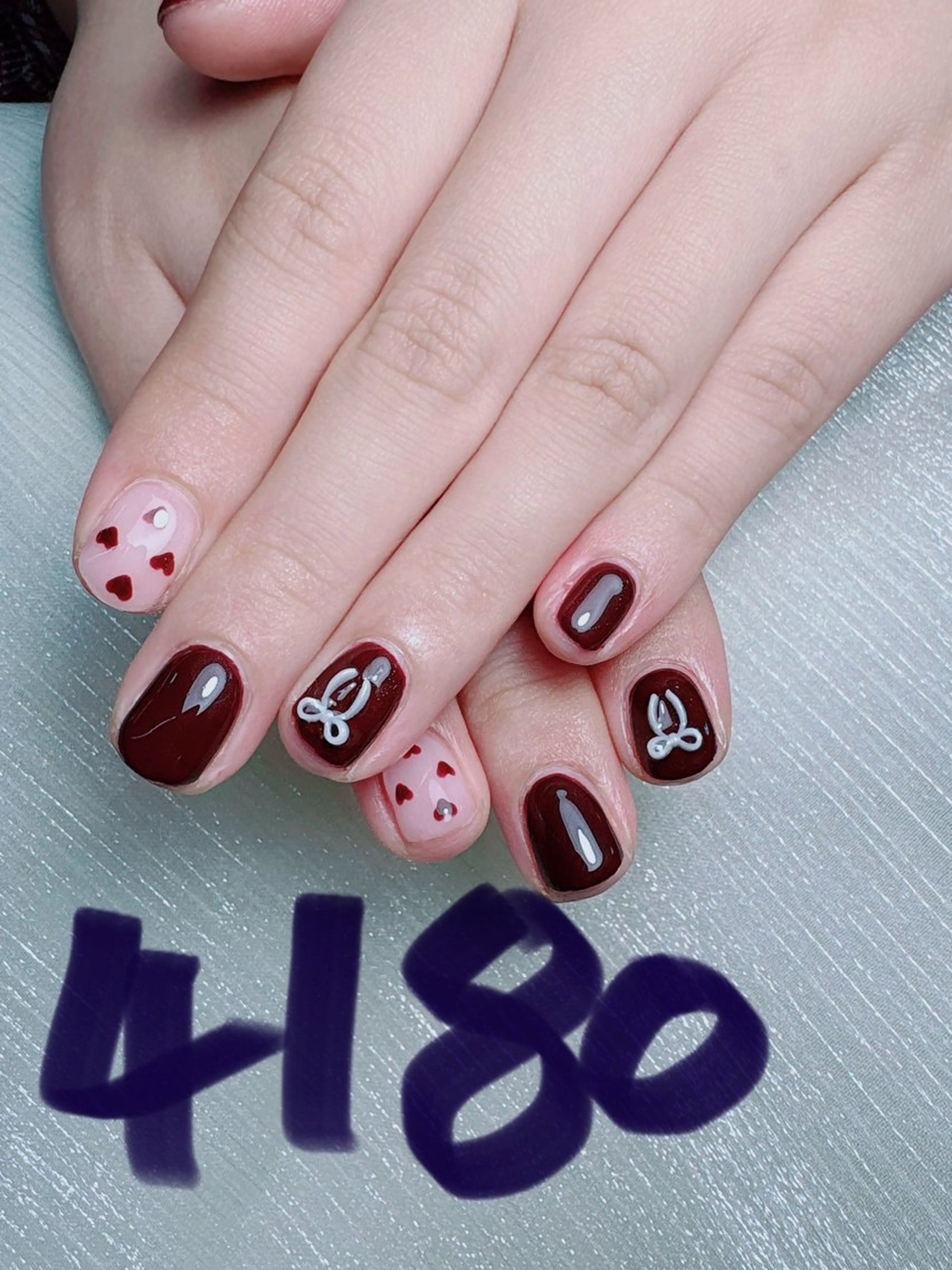 ネイル ハンドネイル Yuxi Beauty salon 【ユーシィー ビューティ サロン】所属・ユーシーネイルサロン 池田公園店のネイルデザイン