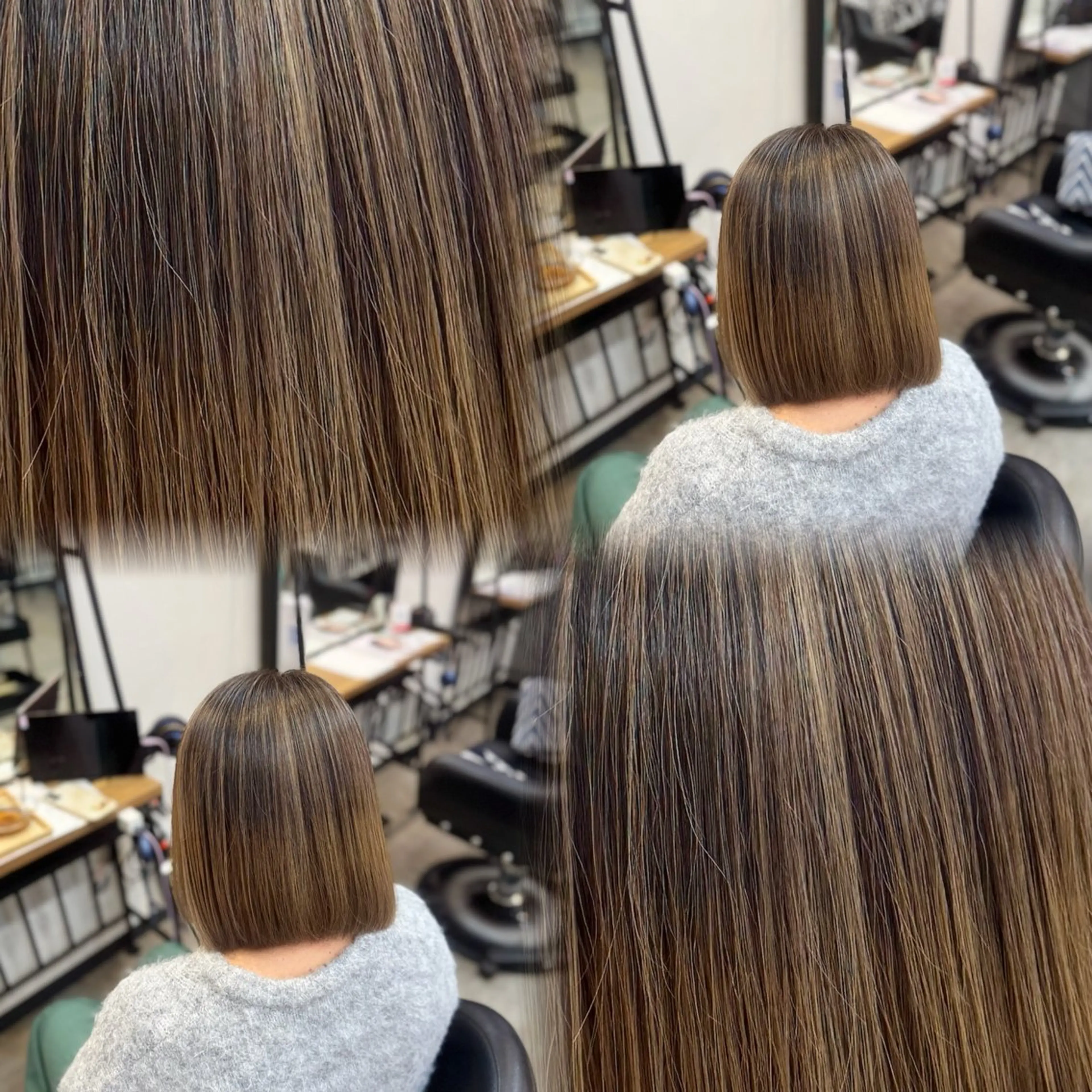 ショート カラー ヘアカラー 髙橋 李里亜のヘアスタイル