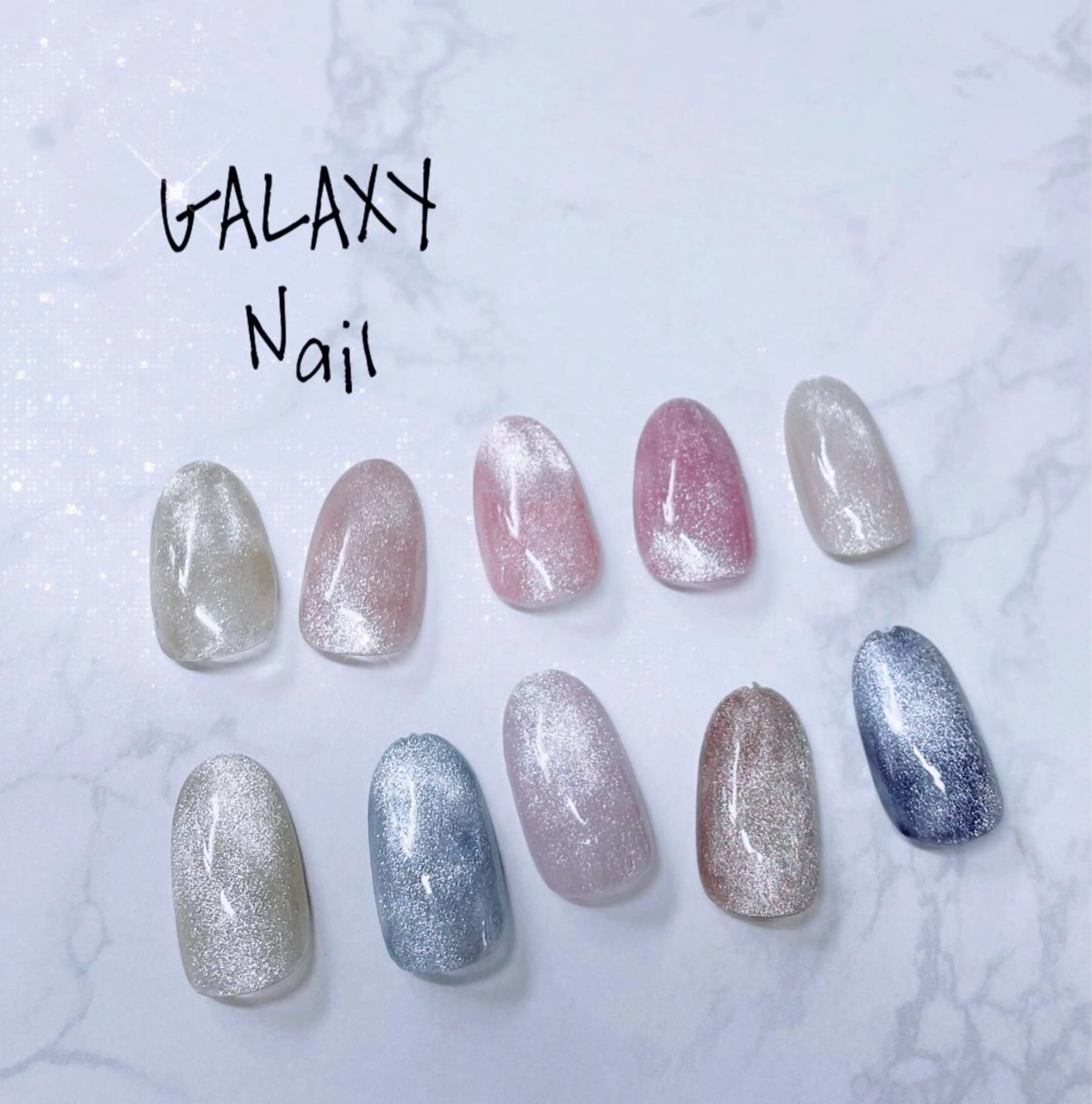 ネイル マグネットネイル ワンカラーネイル mina Nailのネイルデザイン