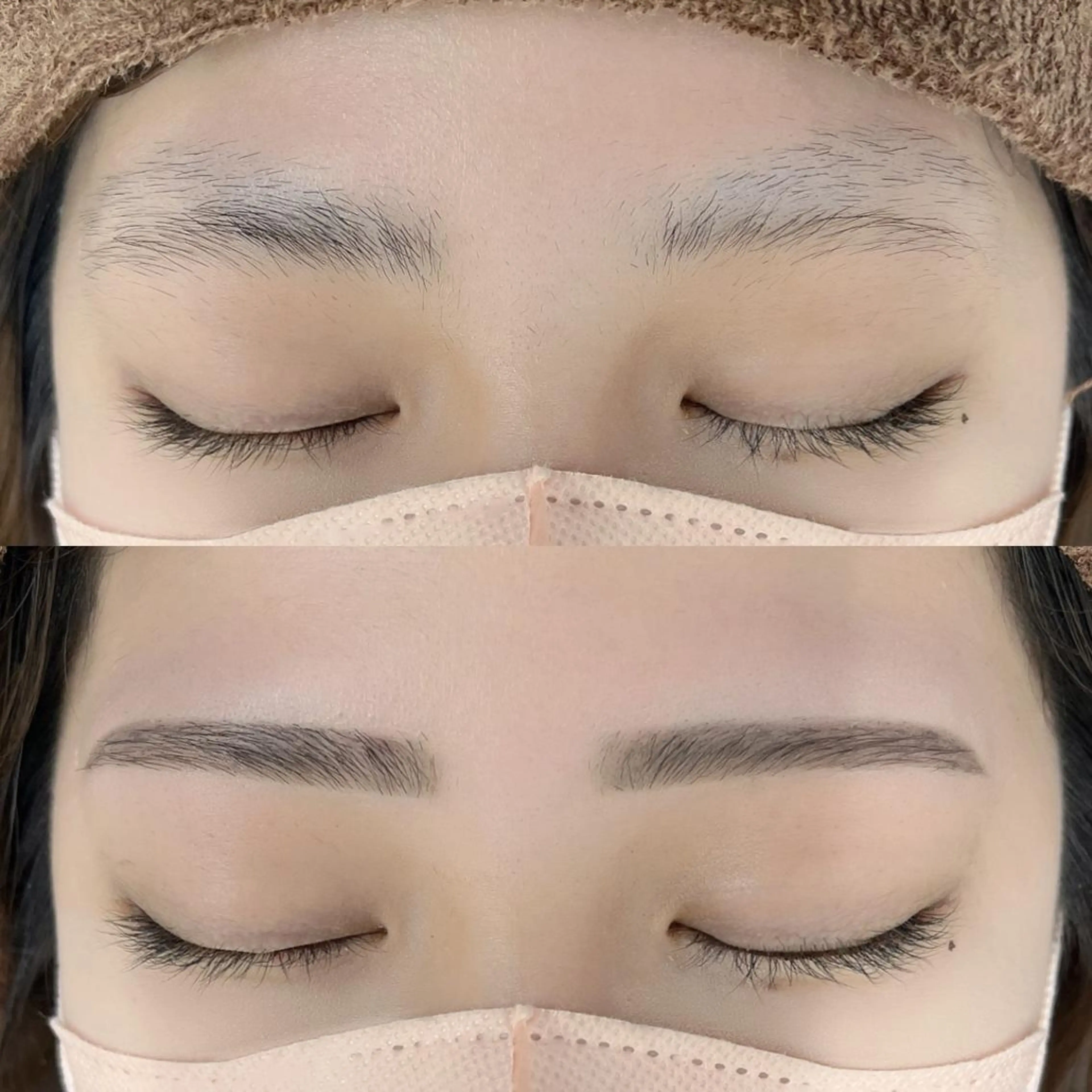 パーマ マツエク・マツパ アイブロウ BEIGE 金山 🌹RUKAのマツエク・マツパデザイン