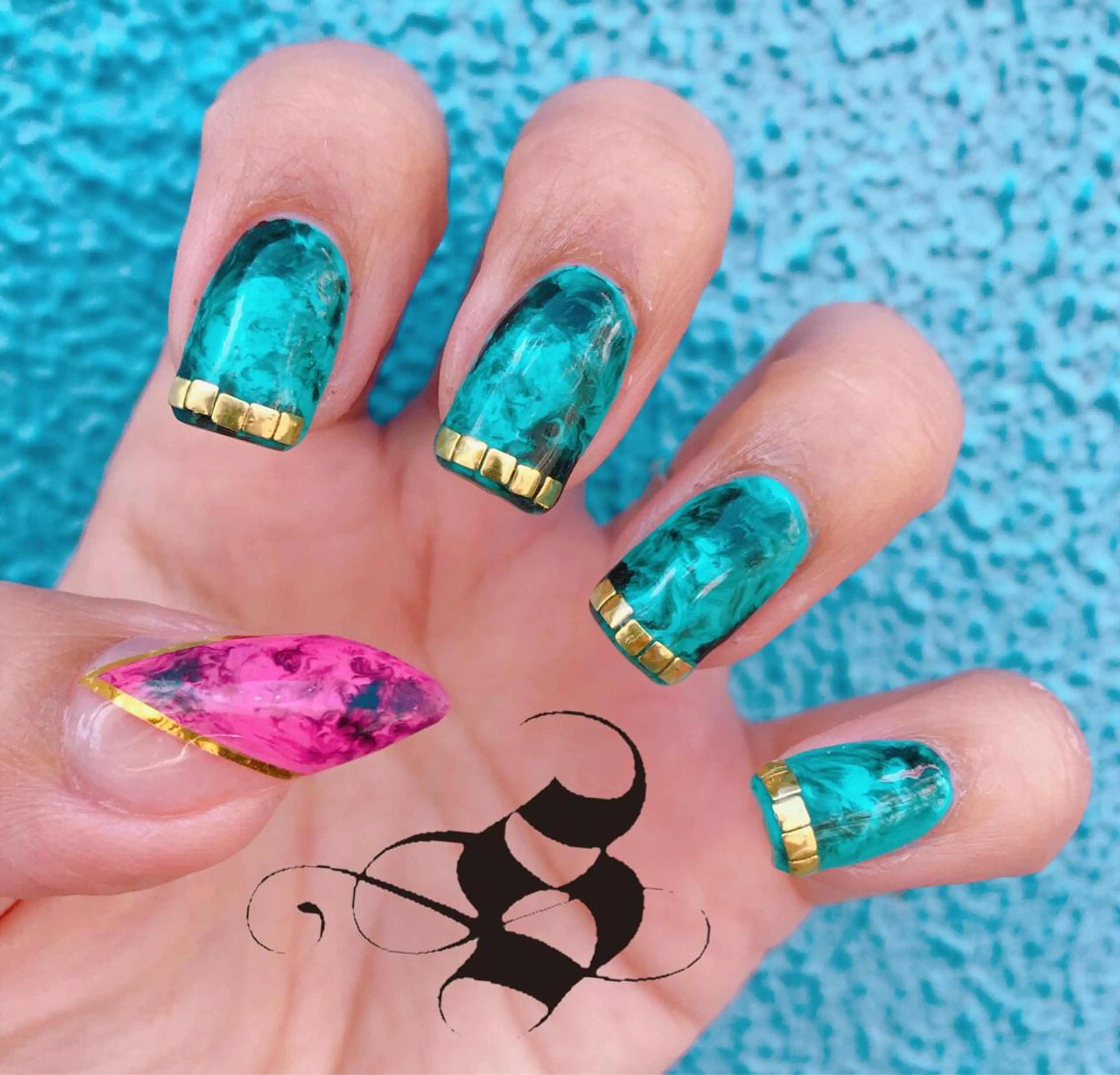 ネイル 長さ出し メンズネイル 持ち込み スカルプネイル ネイルチップ S&S 村田小百合のネイルデザイン