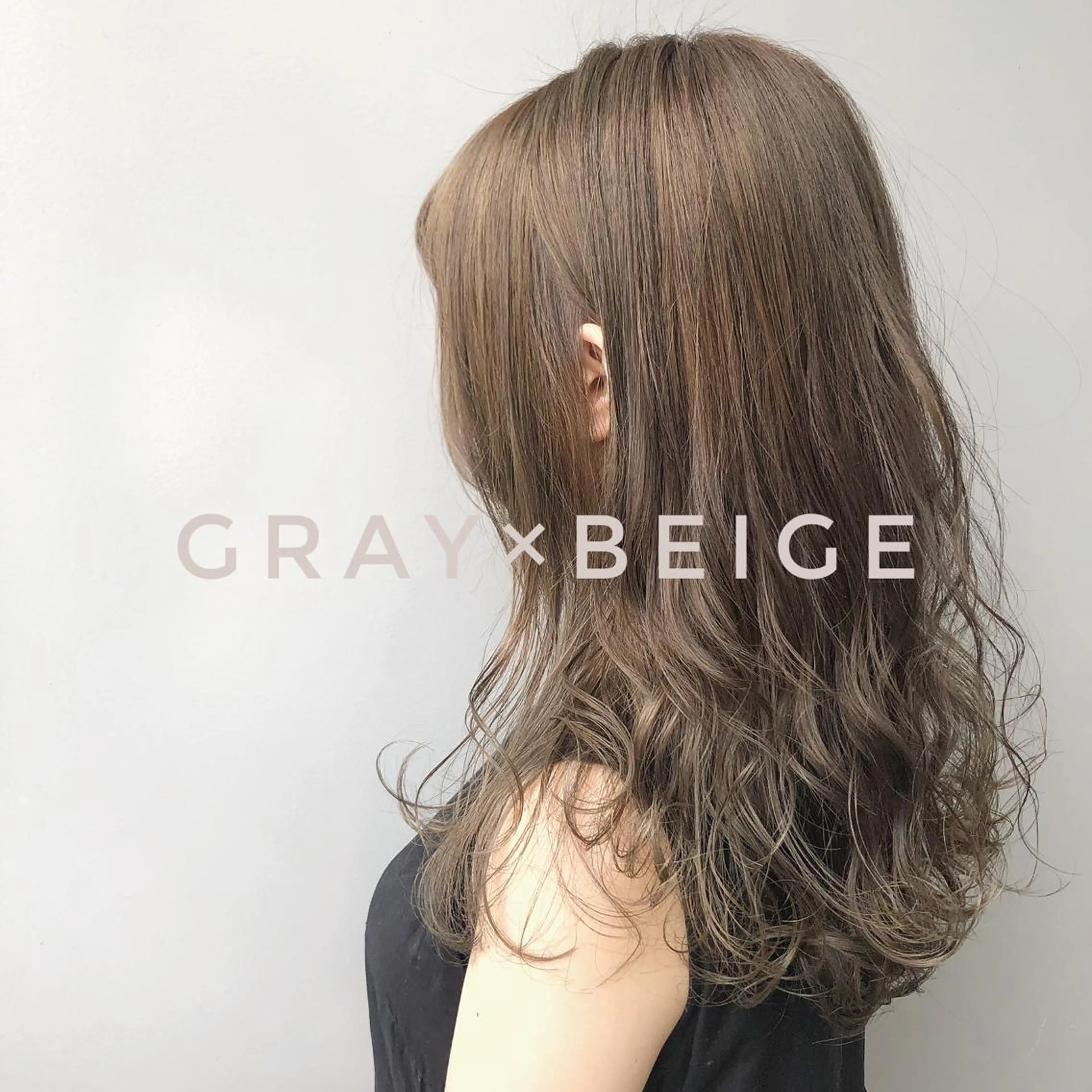 セミロング カラー YU-KA ✂︎ROSSOのヘアスタイル