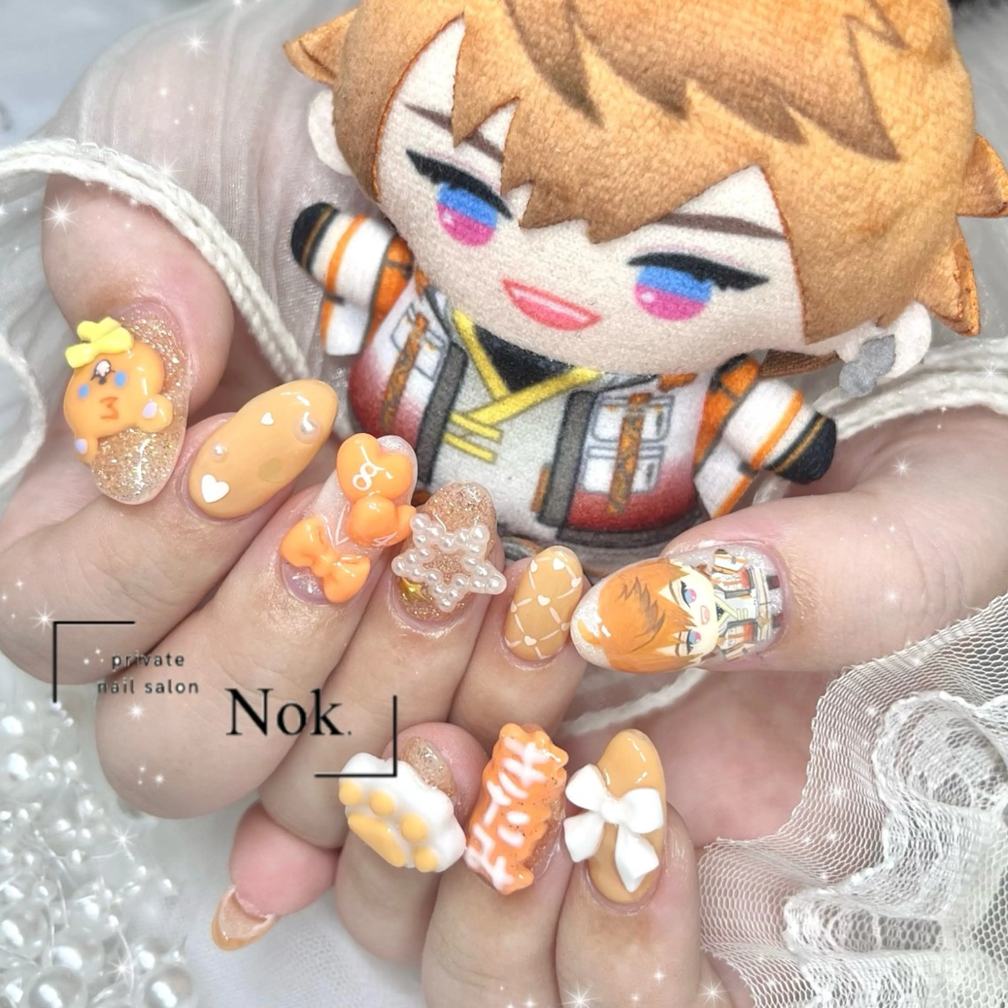 ネイル ハンドネイル 池袋痛ネイル Nok. 渡辺のネイルデザイン