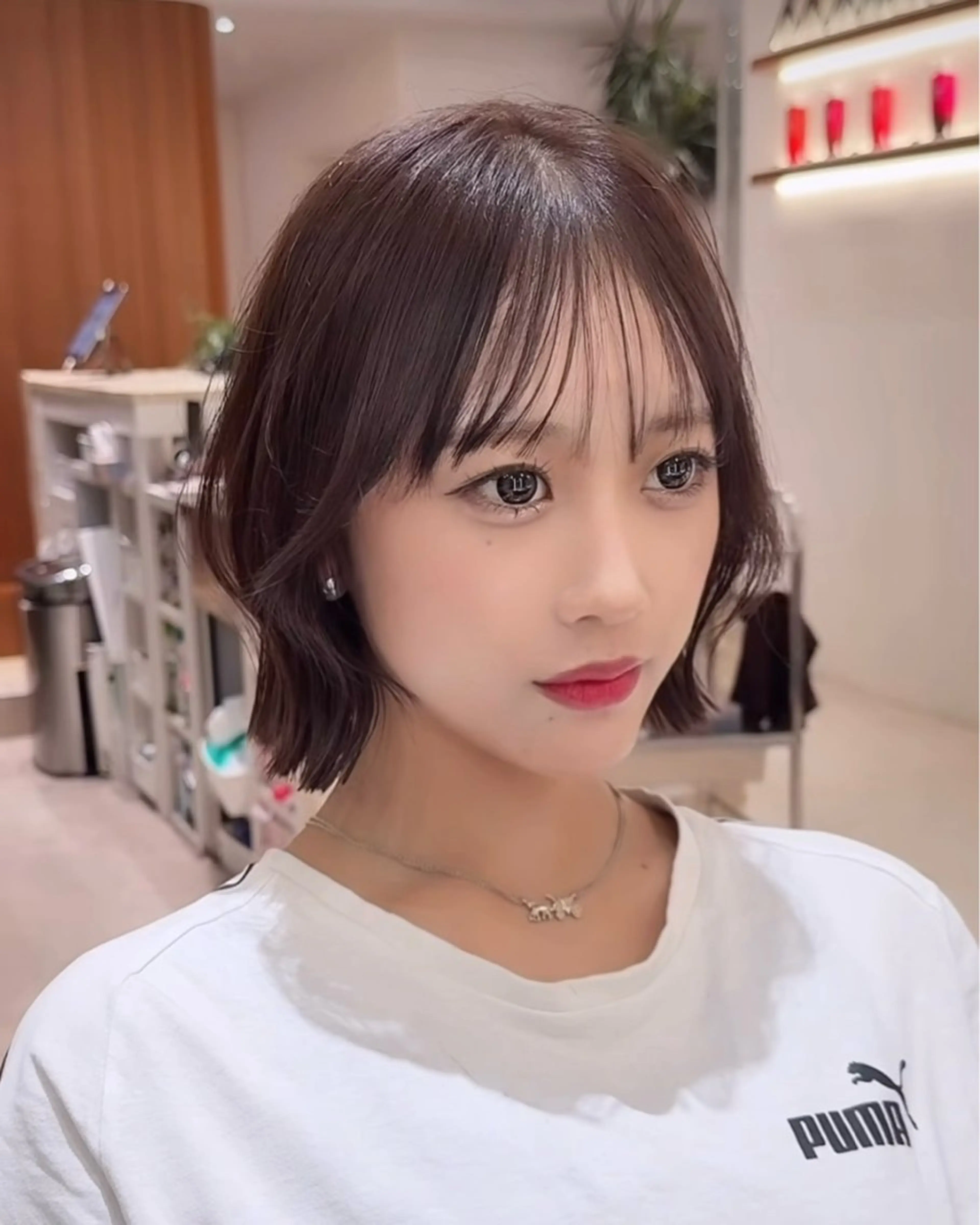 ショート カラー 切りっぱなしボブ ショートボブ ボブレイヤー 透明感カラー ボブ カット ヘアカラー トリートメント 田中航平/渋谷ボブ/ レイヤーボブのヘアスタイル