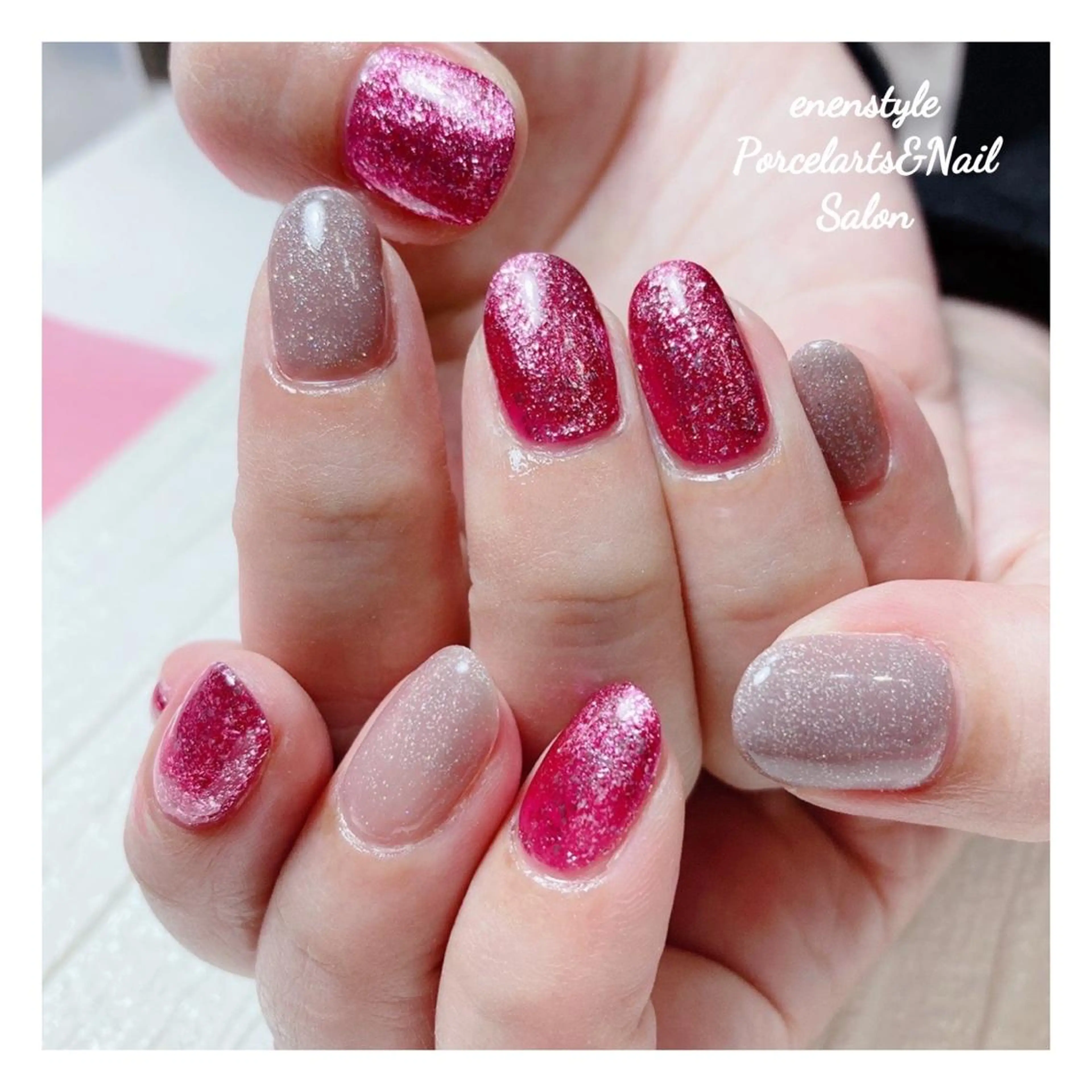 ミディアム ネイル 👑enen style👑のネイルデザイン