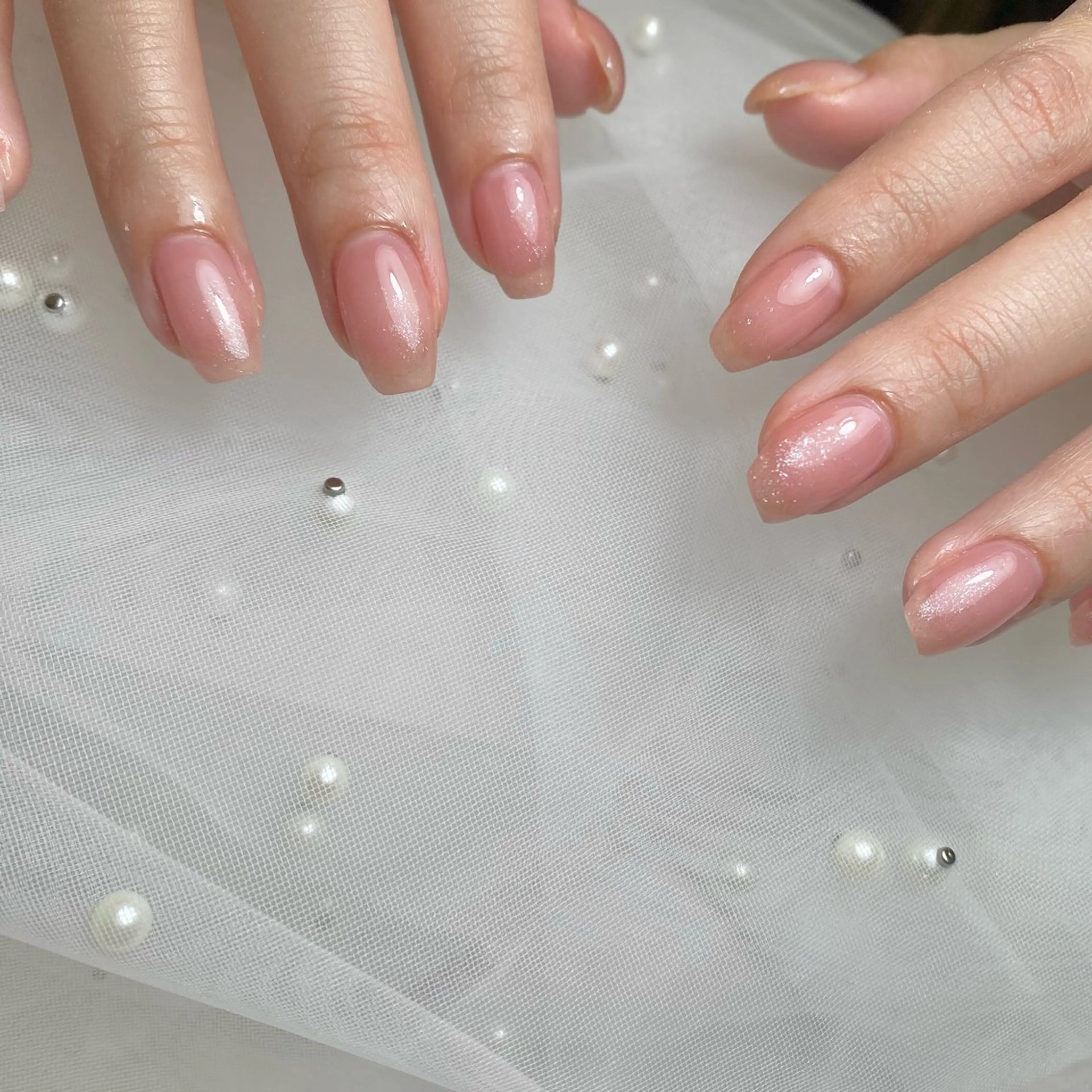 ネイル ラメ(グリッター) ワンカラーネイル ハンドネイル LIll nailのネイルデザイン