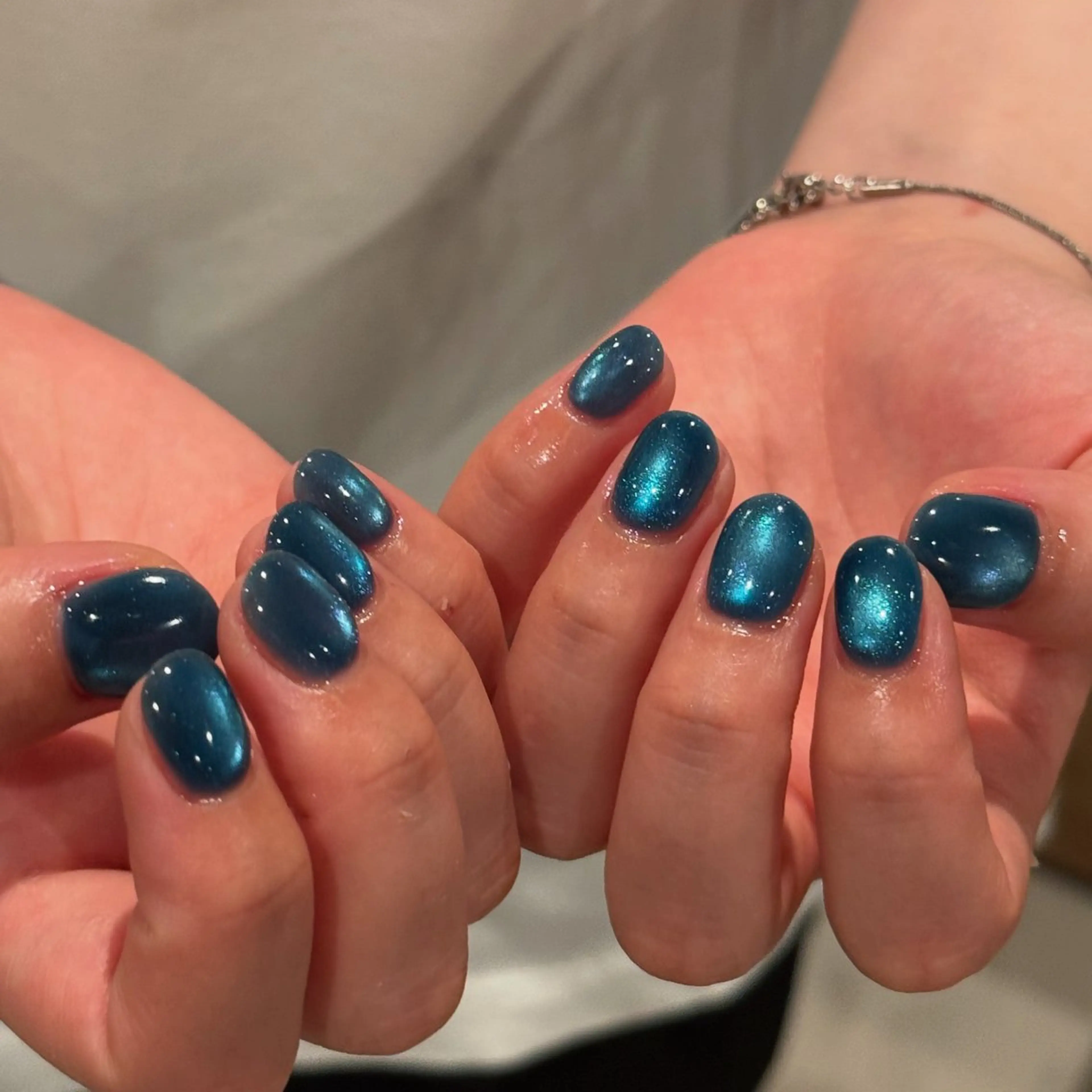 ネイル カジュアル マグネットネイル ニュアンスネイル オフィスネイル シンプルネイル ハンドネイル filonnail /　kotoneのネイルデザイン