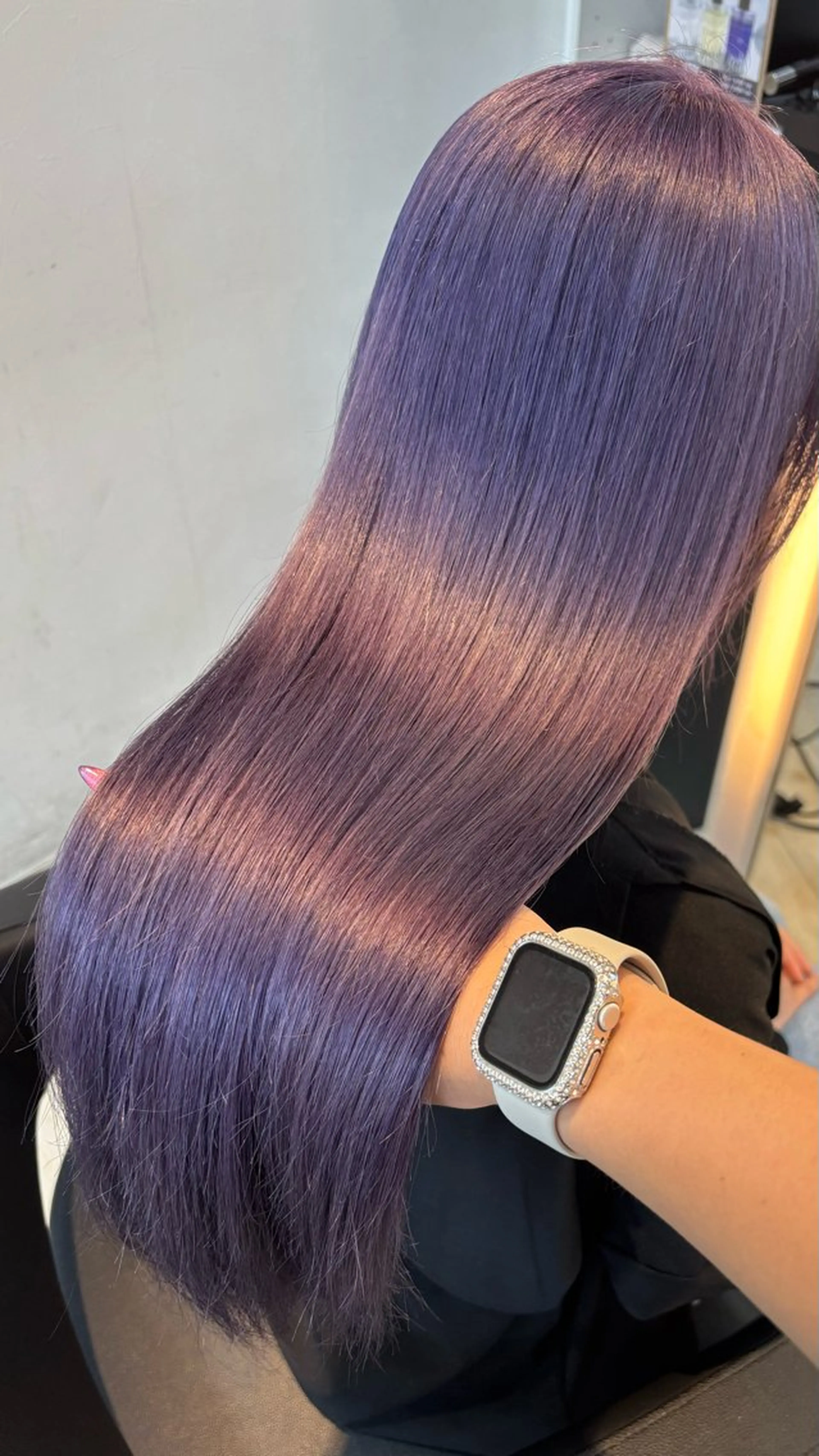 カラー ブリーチ ラベンダーカラー 髪質改善 miyu/ボブ/ 透明感カラー/栄のヘアスタイル