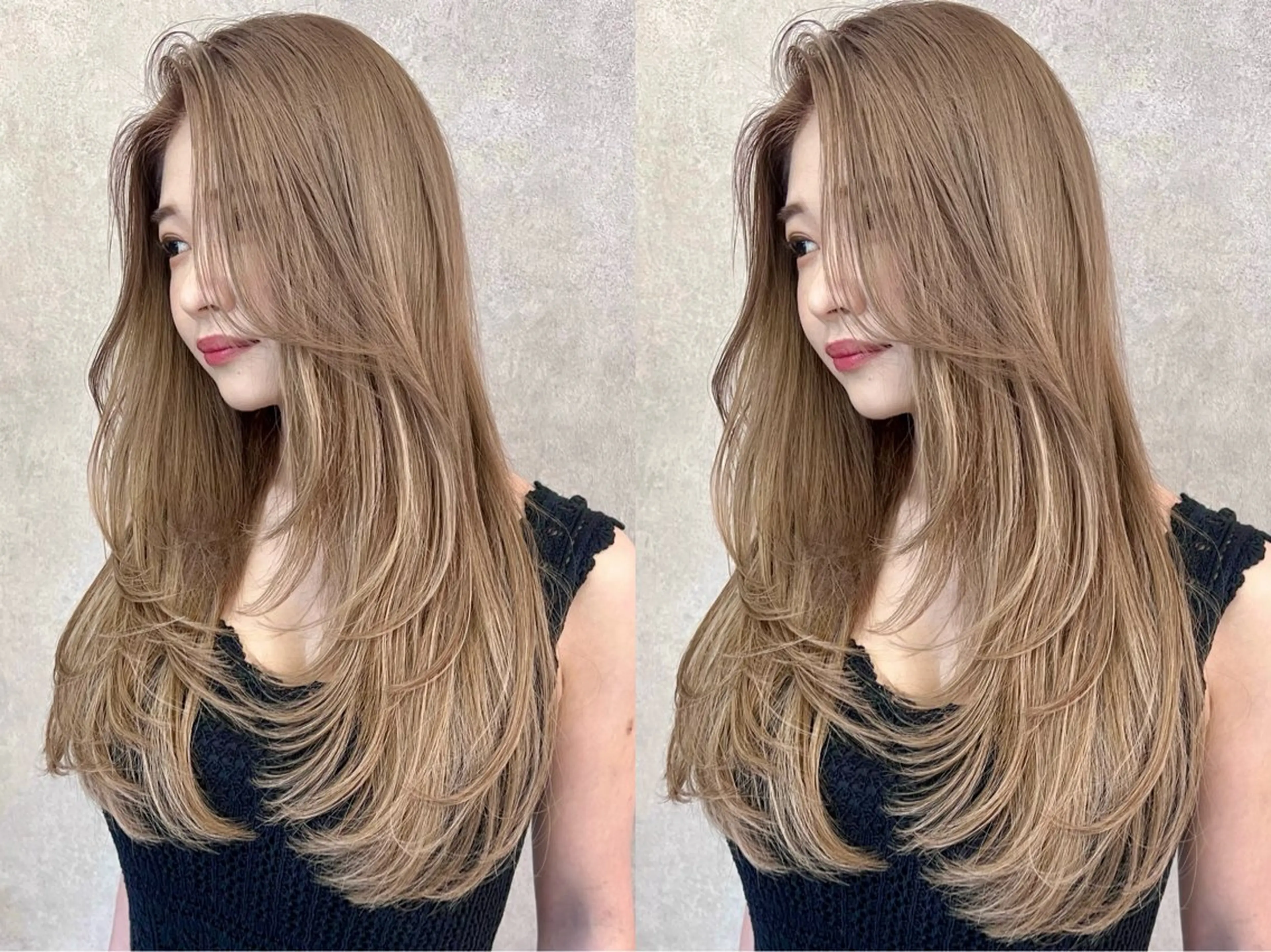 艶カラー+超音波アイロン¥5600 (3回使える20%オフ券プレゼント中です🤍)の写真